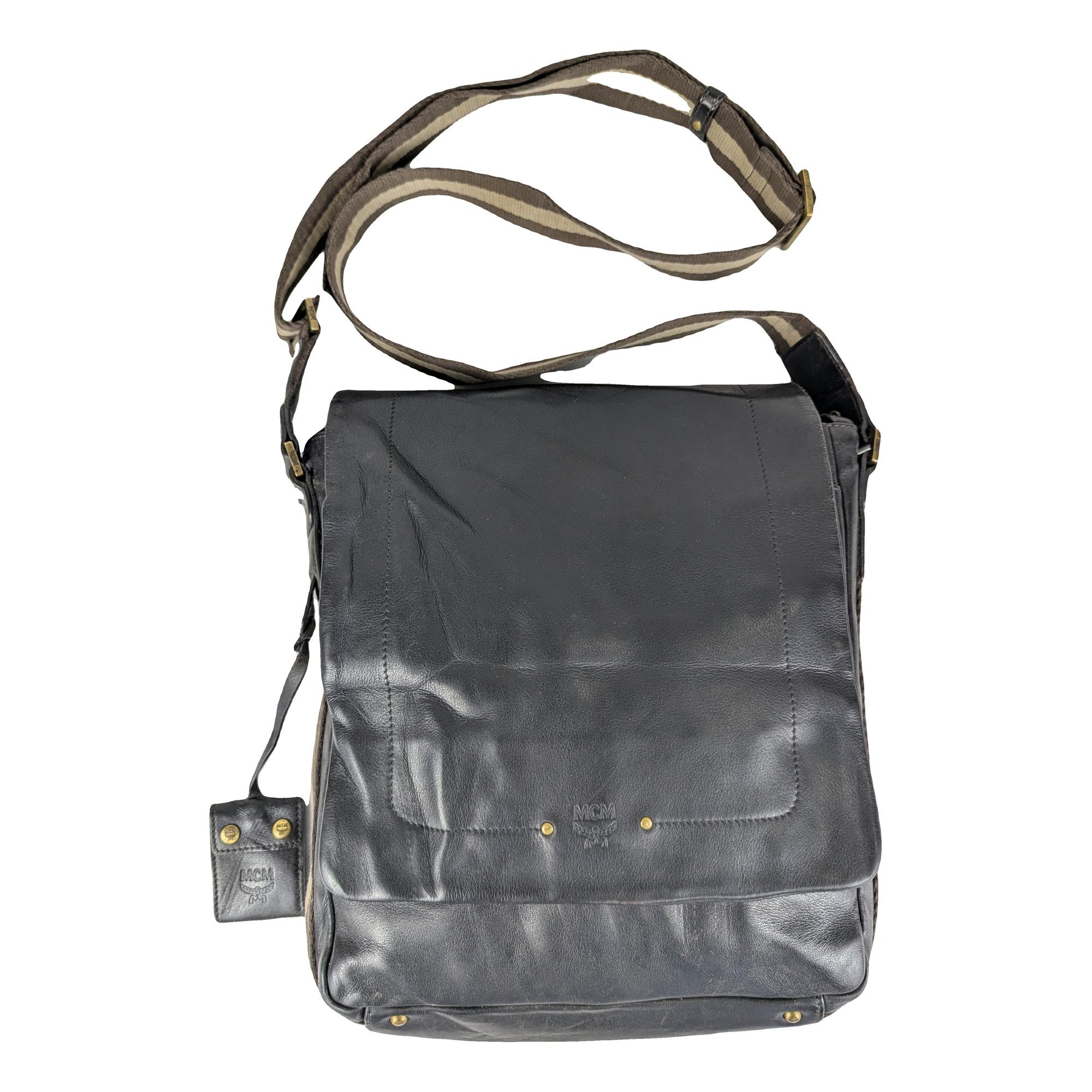 Leather crossbody bag