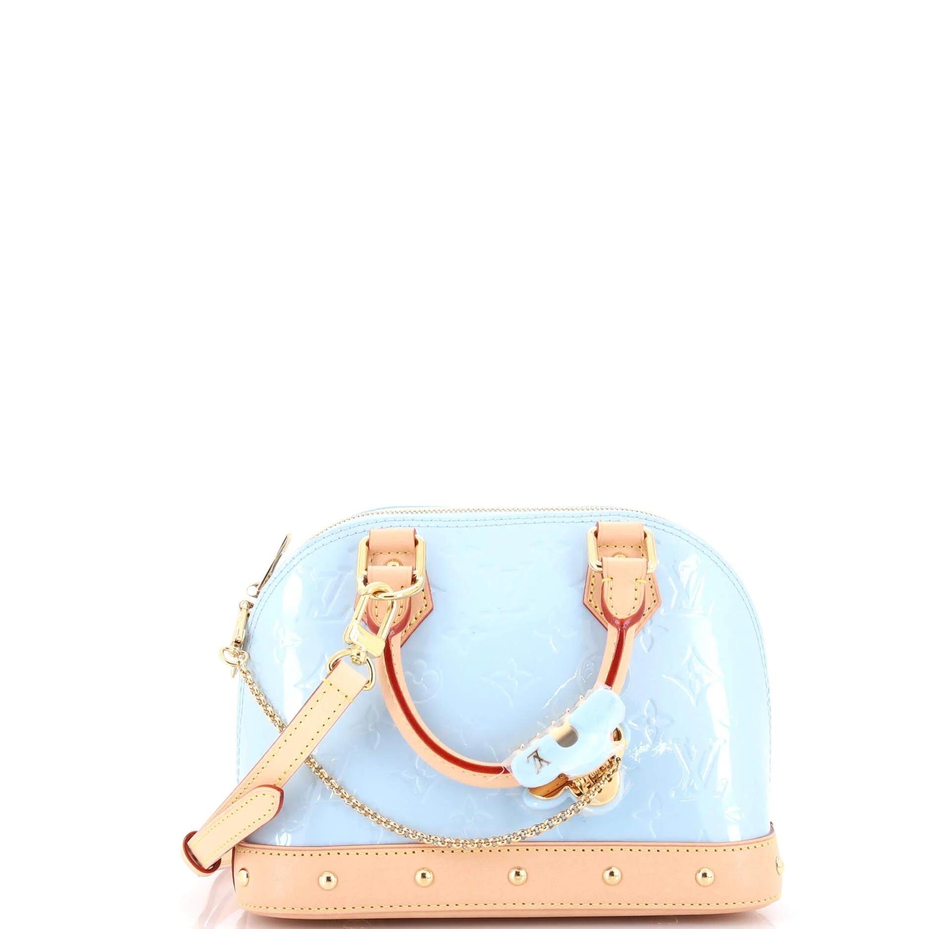 Patent leather handbag