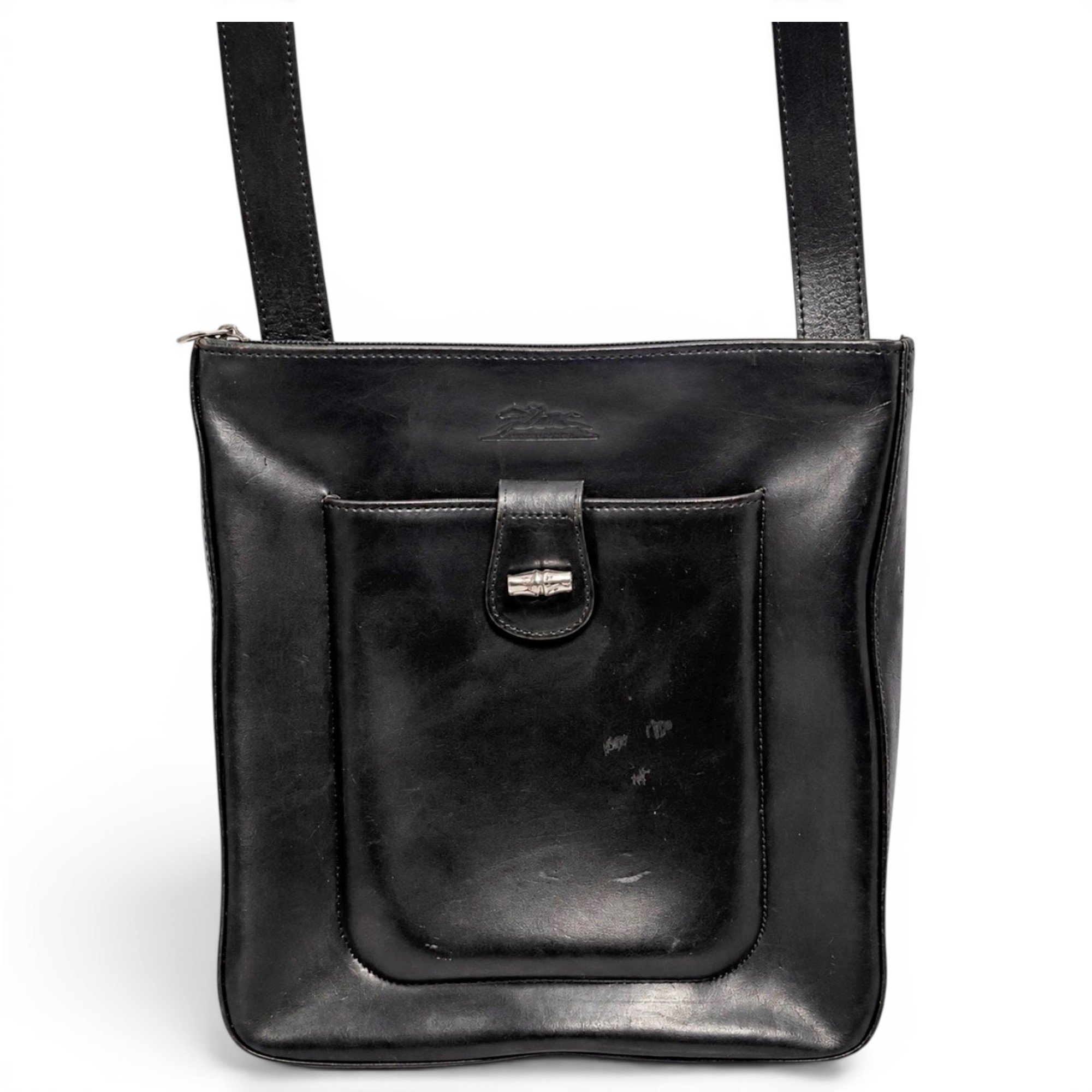 Leather crossbody bag