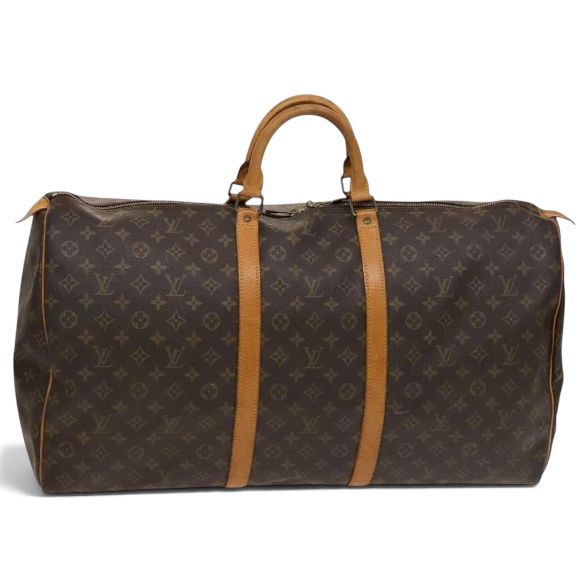 Leather bowling bag