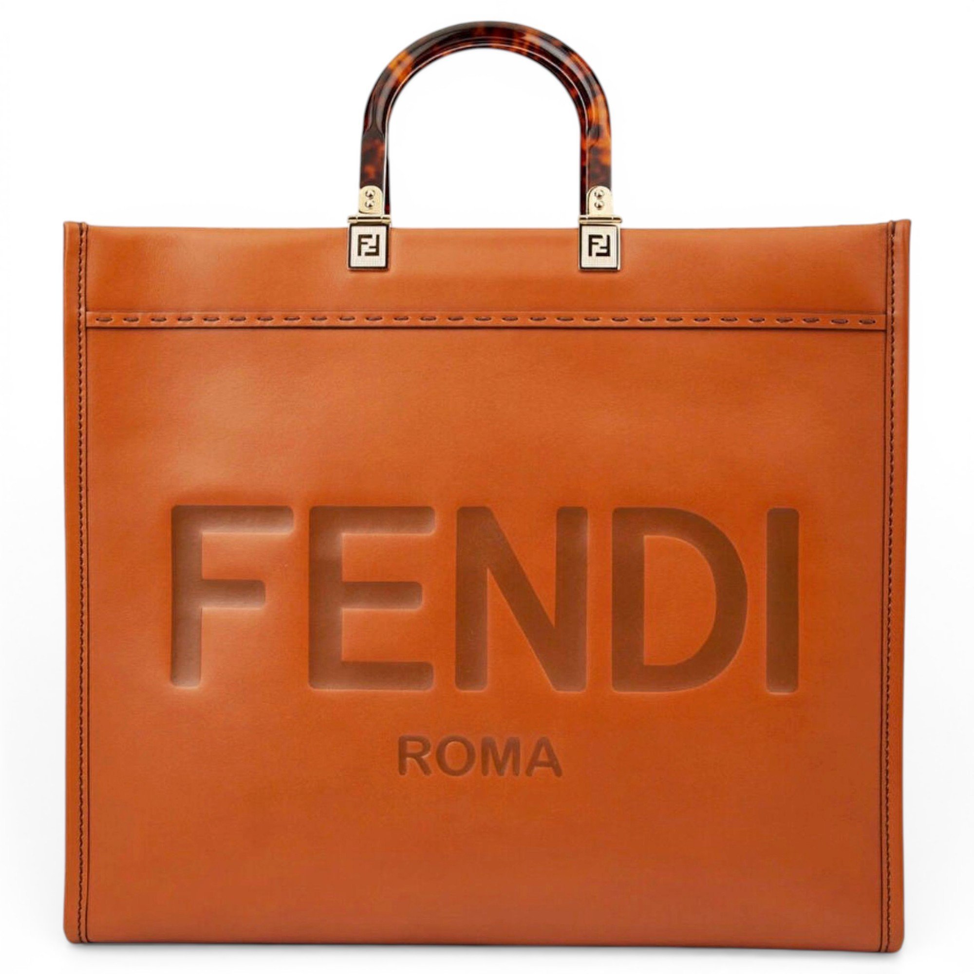 Fendi Sunshine leather tote