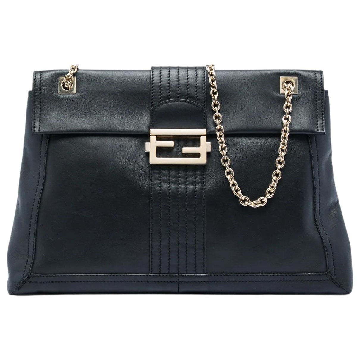 Baguette leather handbag