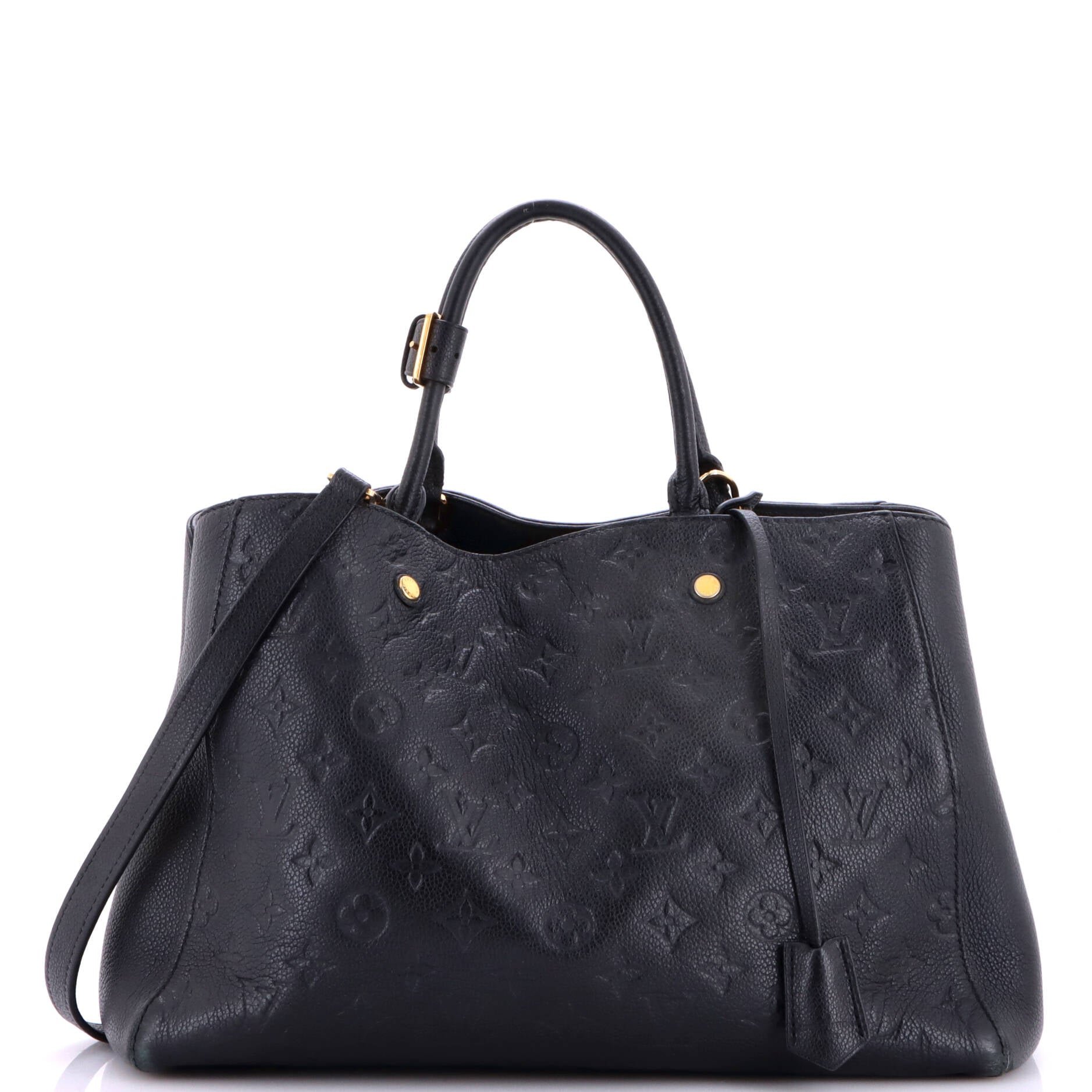 Montaigne Handbag Monogram Empreinte Leather MM