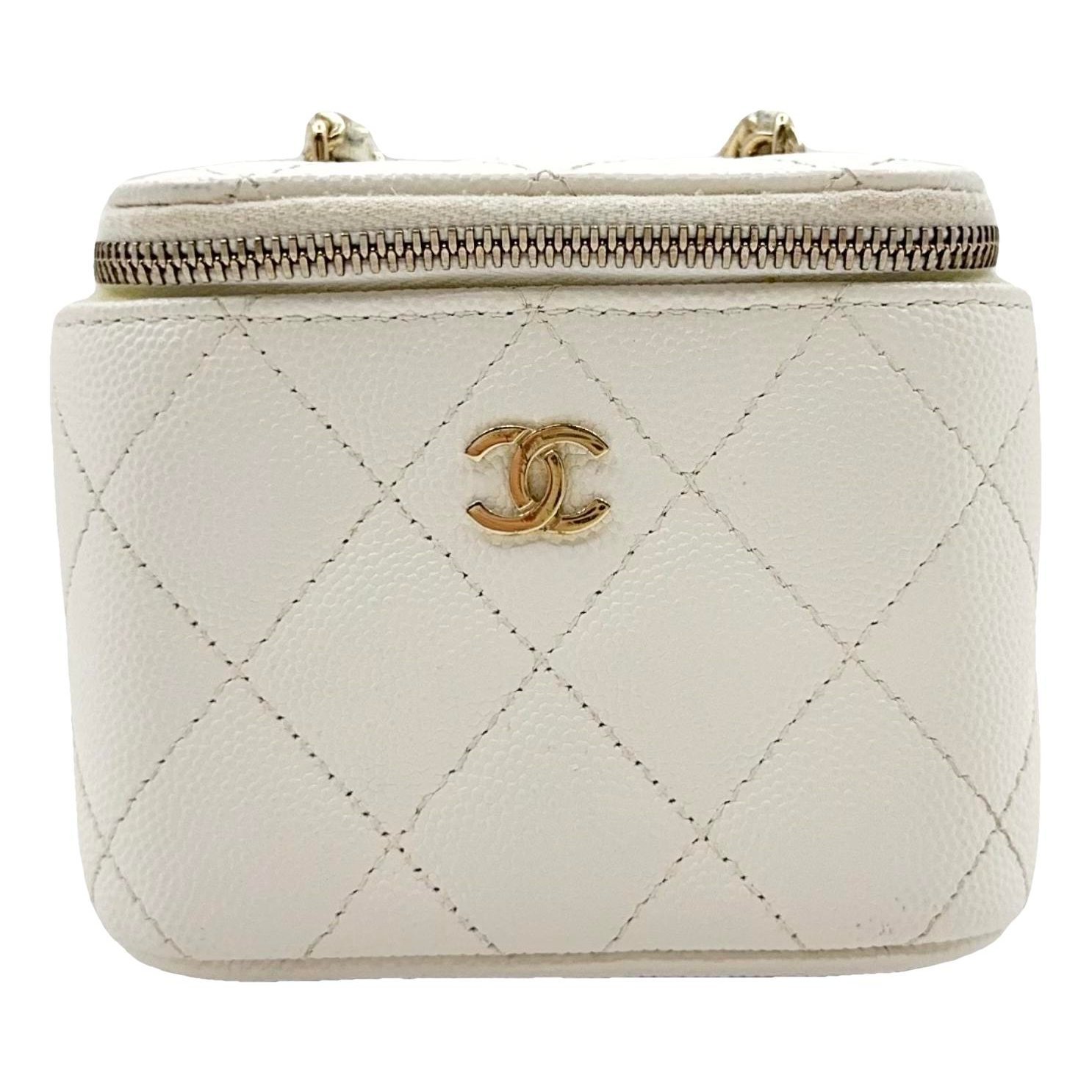 Trendy CC Vanity leather handbag