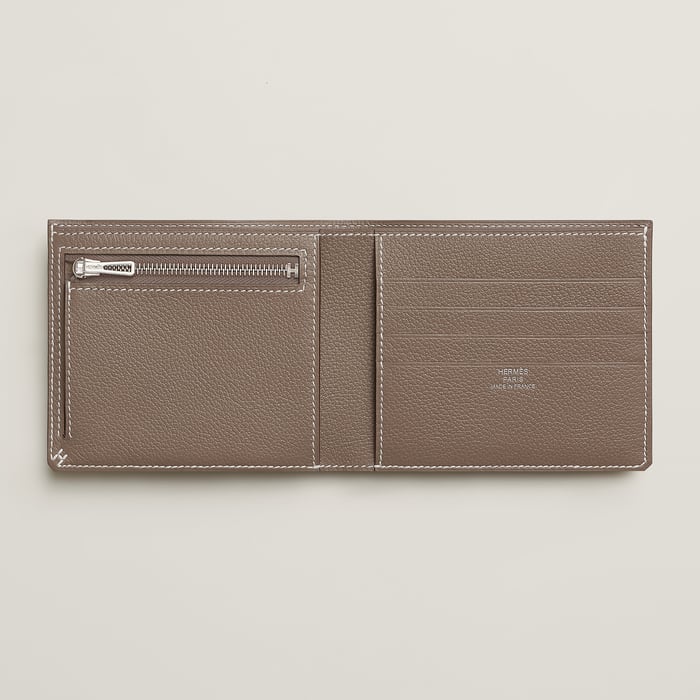 Étoupe H Sellier Compact Wallet