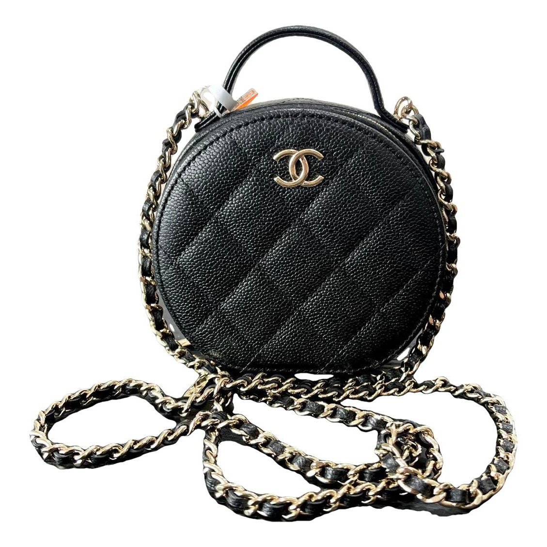 Trendy CC Vanity leather handbag