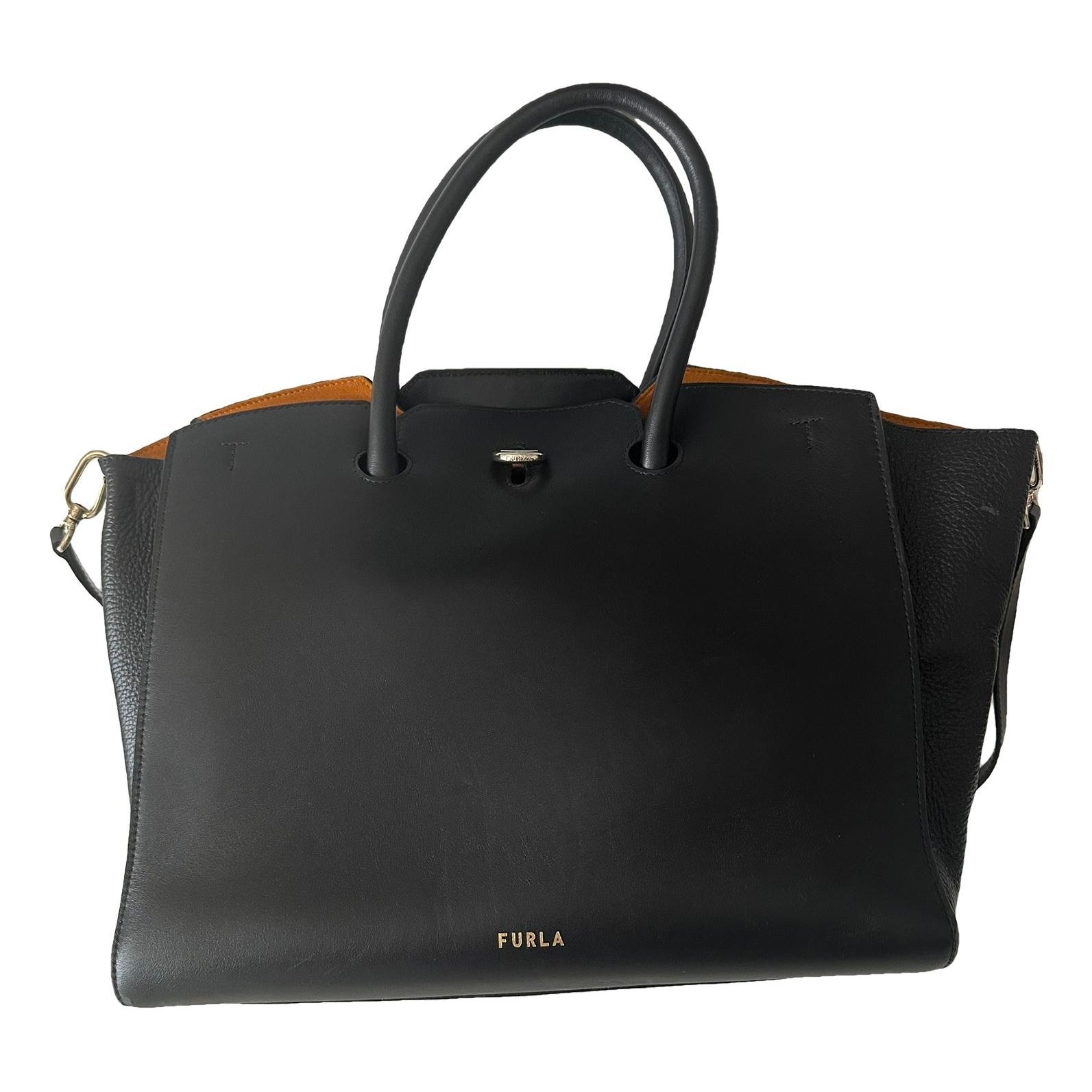 Leather handbag