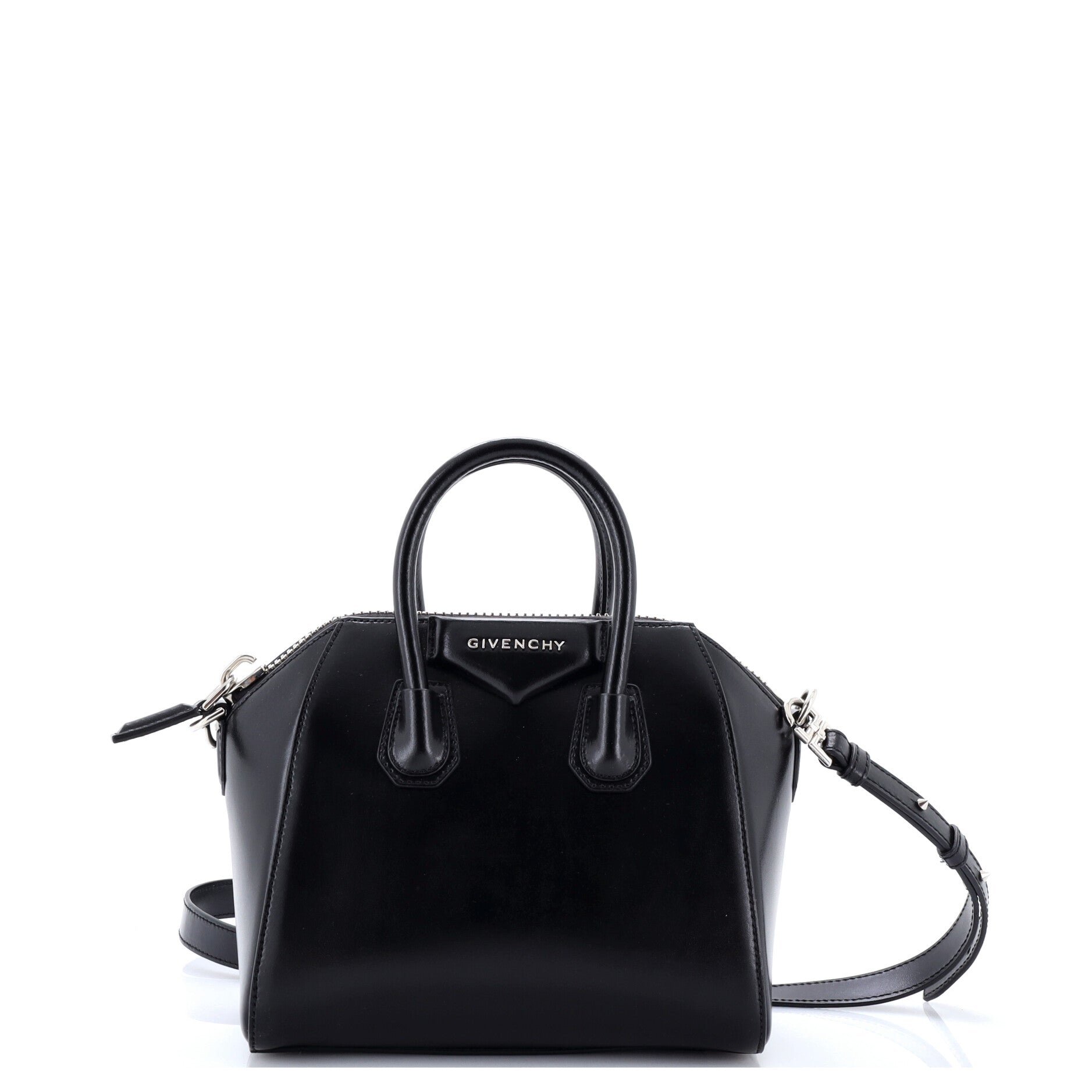 Givenchy Antigona Bag Glazed Leather Mini