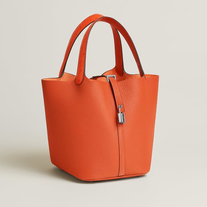 Tangerine Picotin Lock 22 Touch Bag
