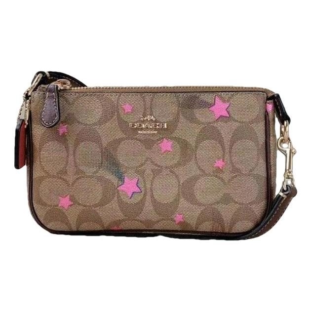 Signature Sufflette leather clutch bag