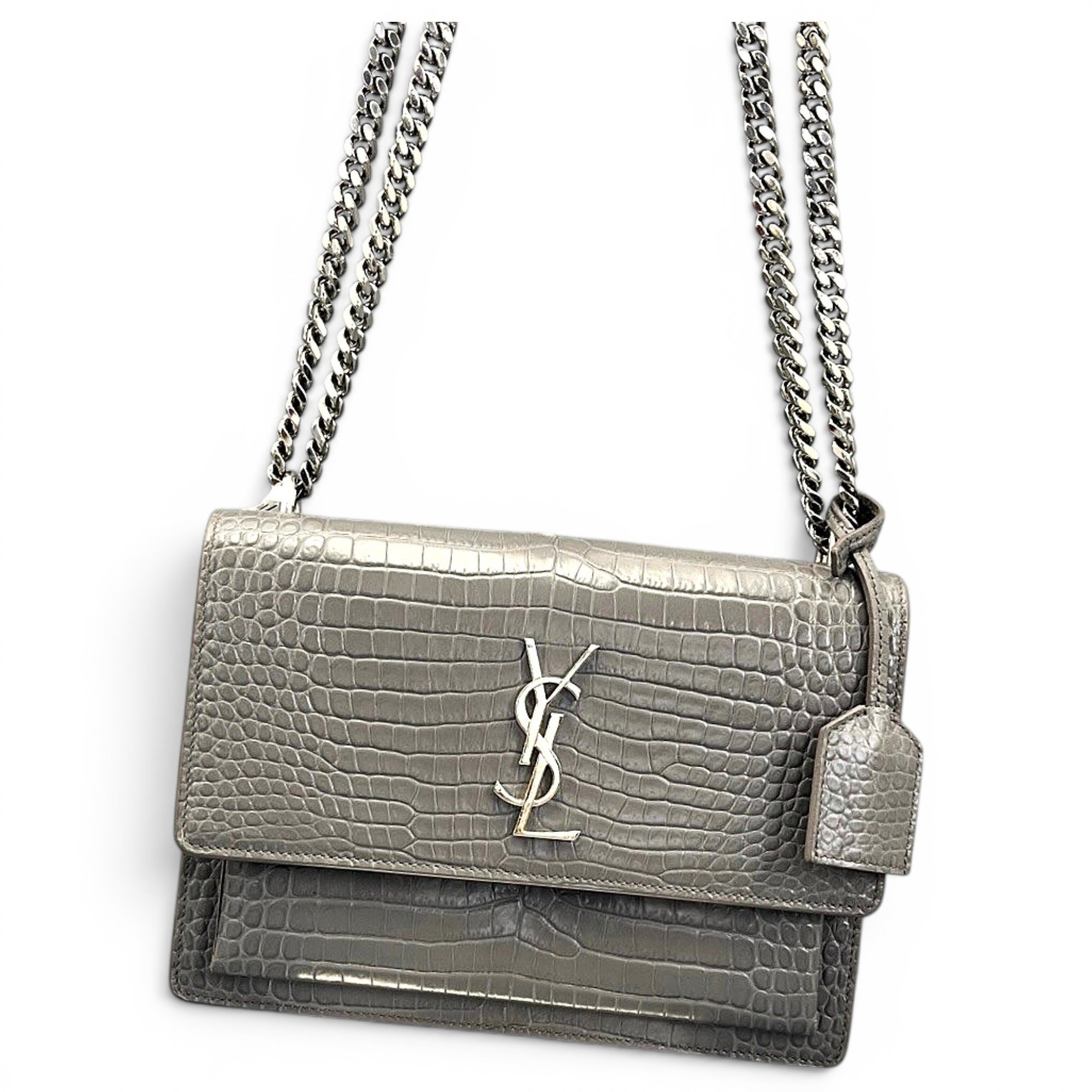 Sunset leather handbag