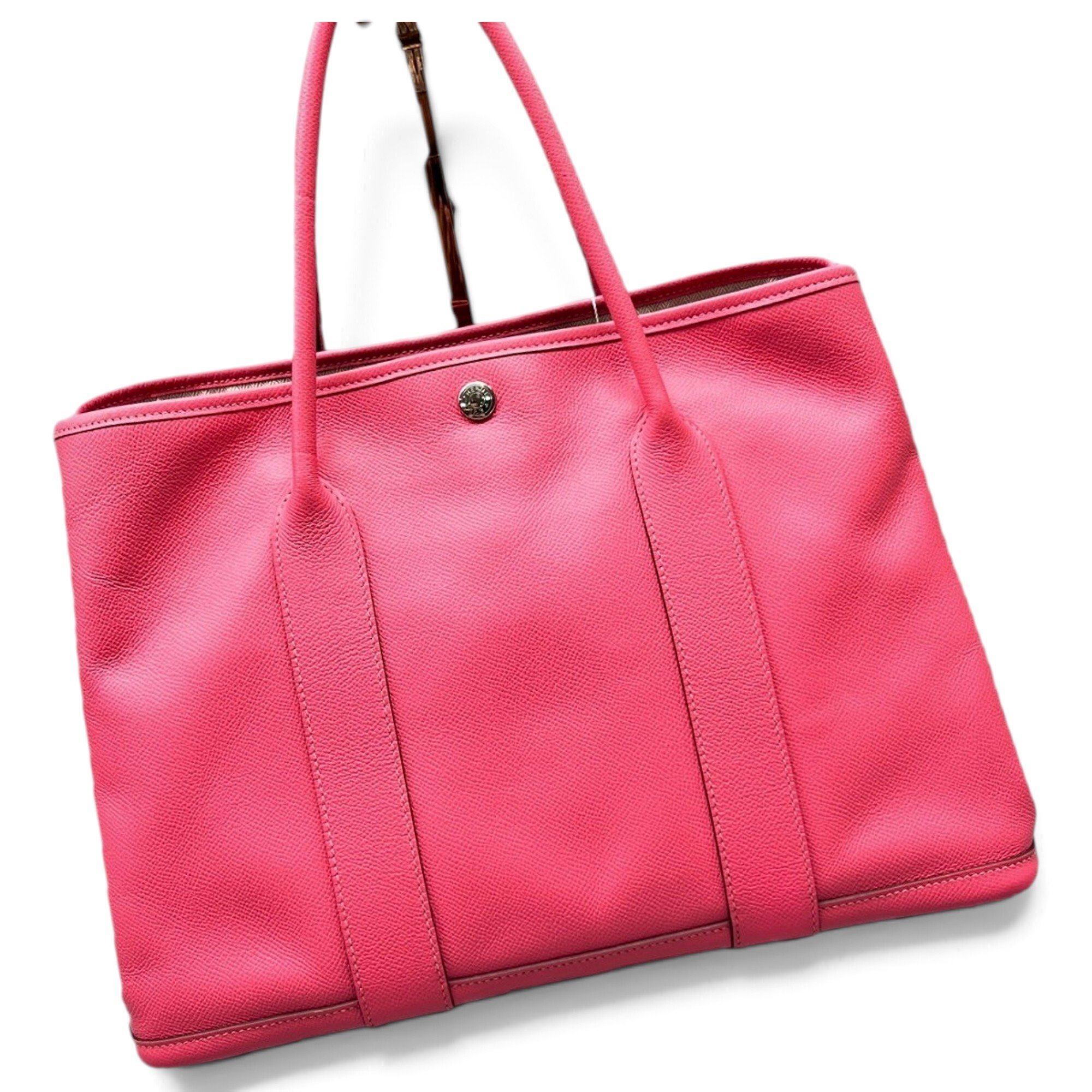 Hermes Garden Party 36 Handbag Pink Epsom Leather 2249