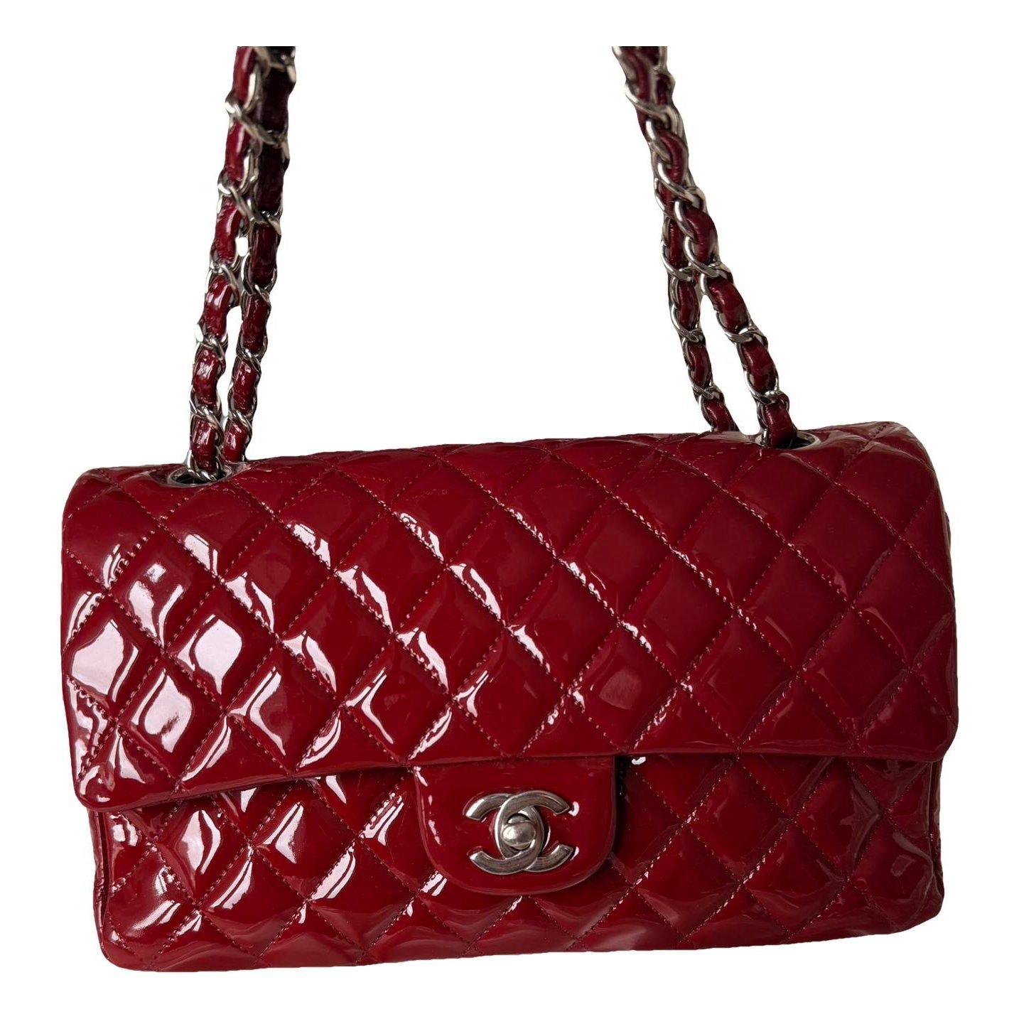 Timeless/Classique patent leather handbag