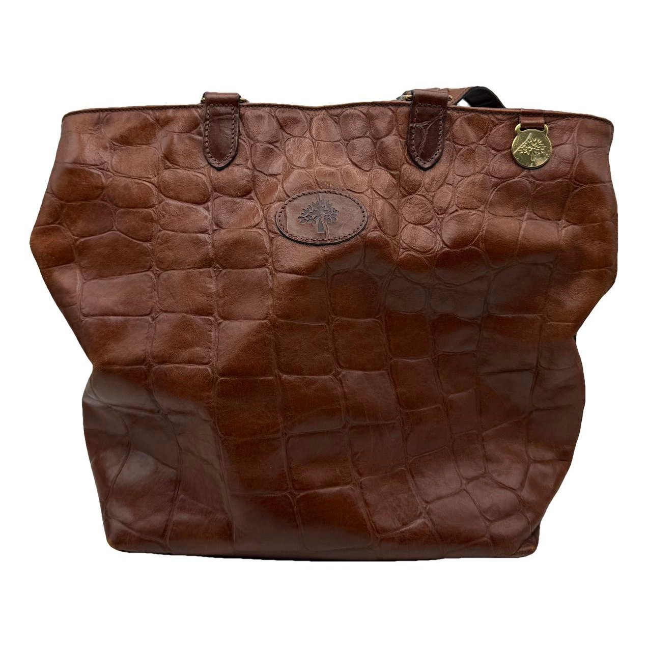 Leather tote