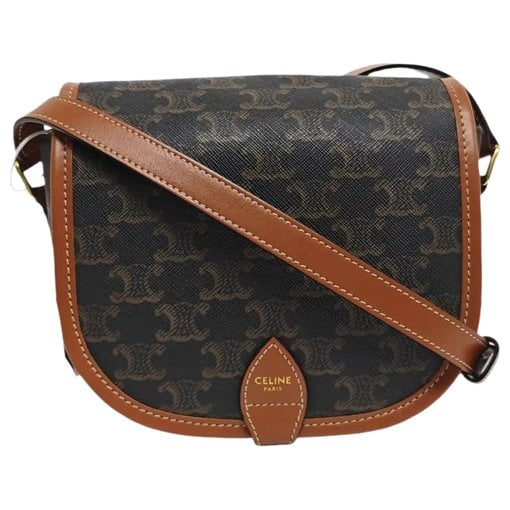 Celine Folco leather crossbody bag