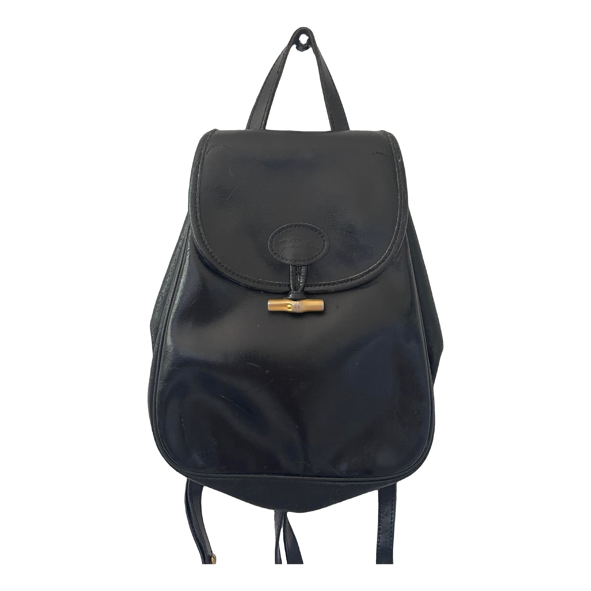 Leather backpack