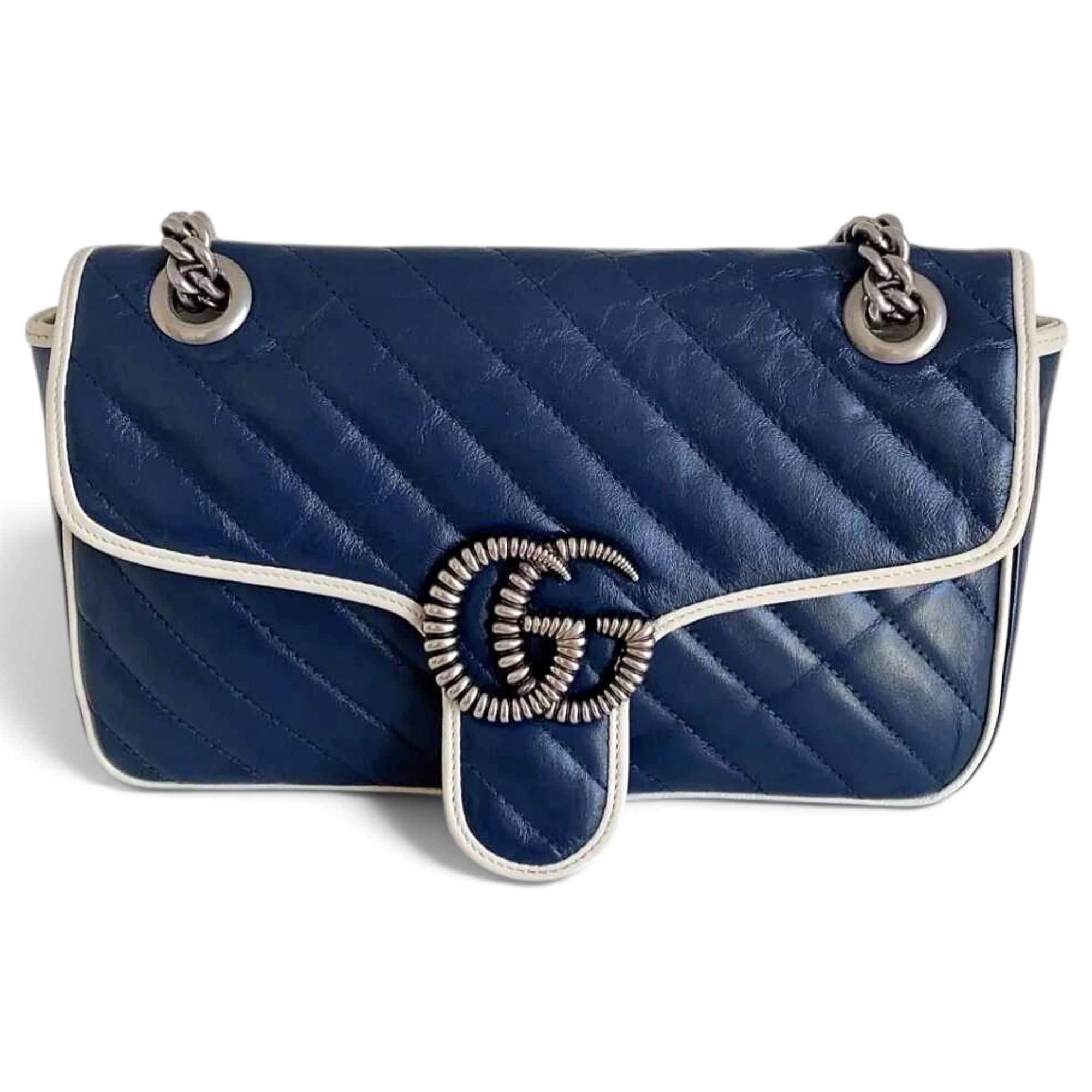 GG Marmont Flap leather handbag