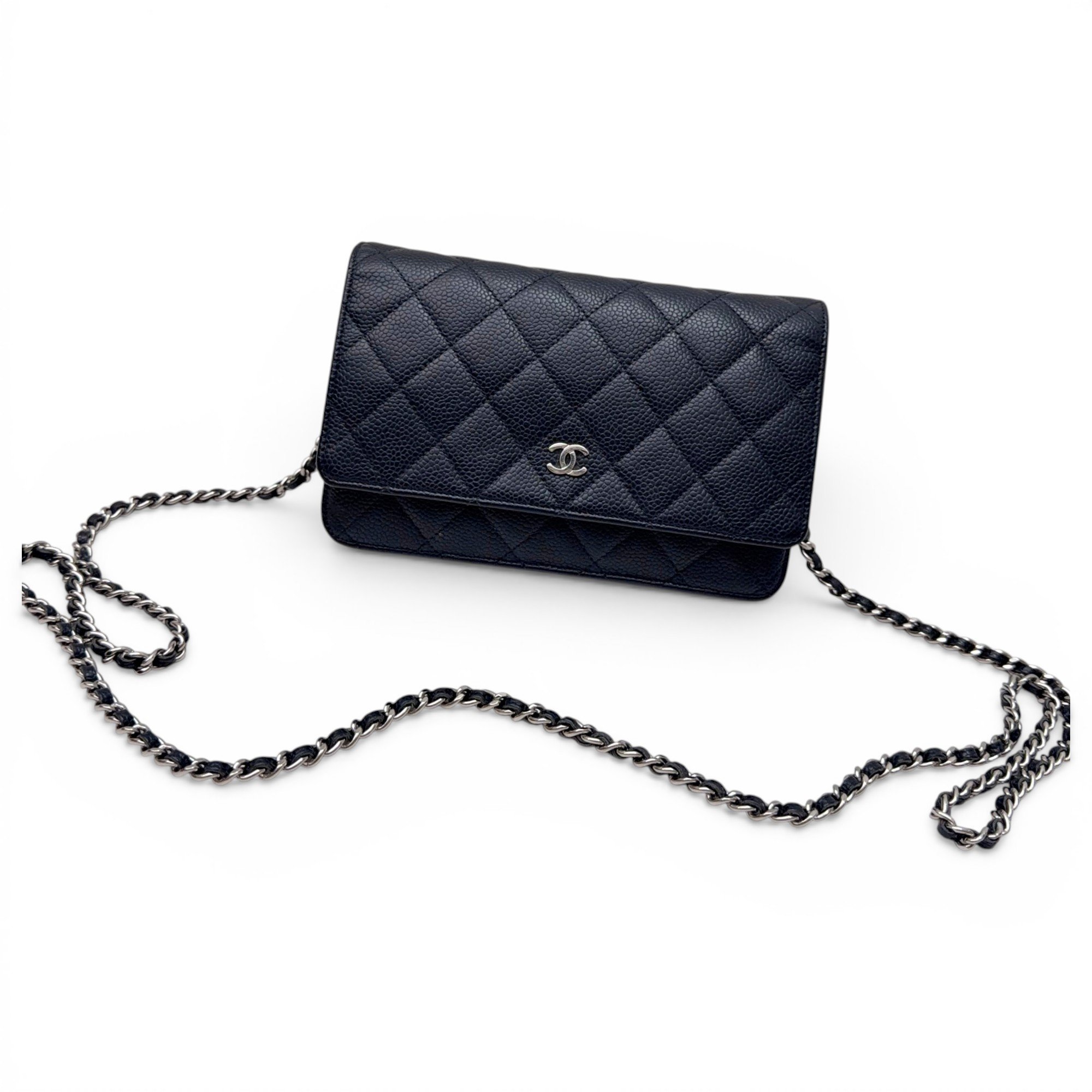 Wallet On Chain Timeless/Classique leather handbag