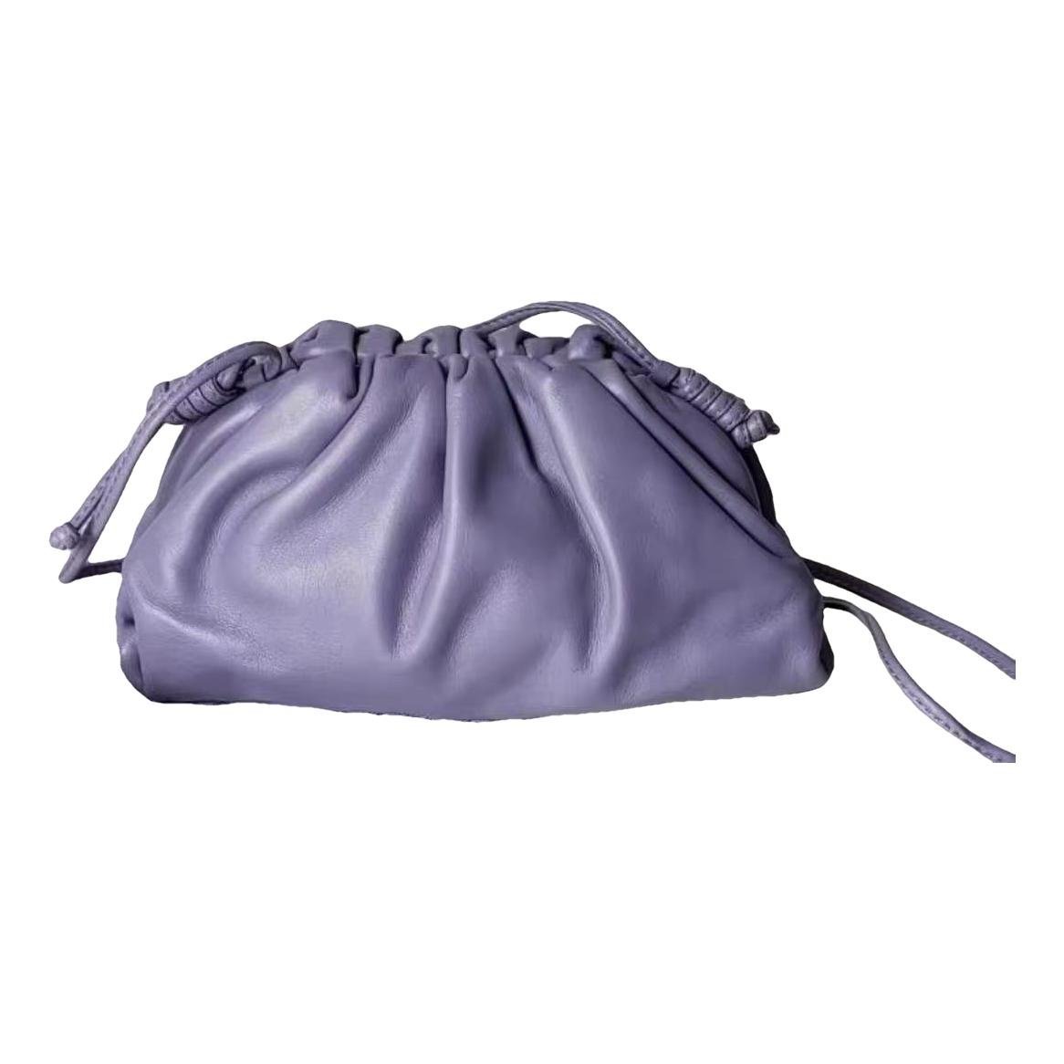 Pouch leather handbag