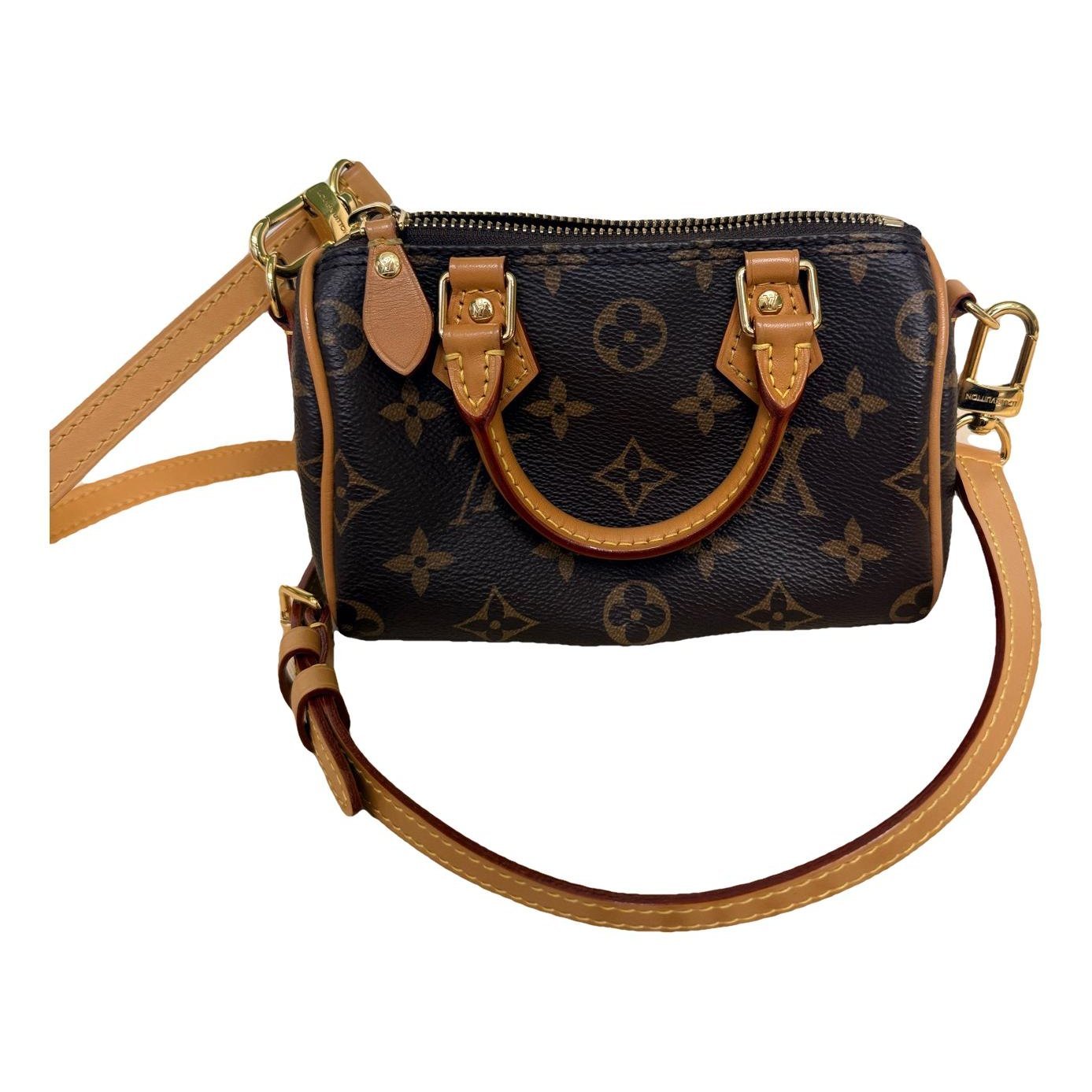Louis Vuitton Nano Speedy / Mini HL leather handbag