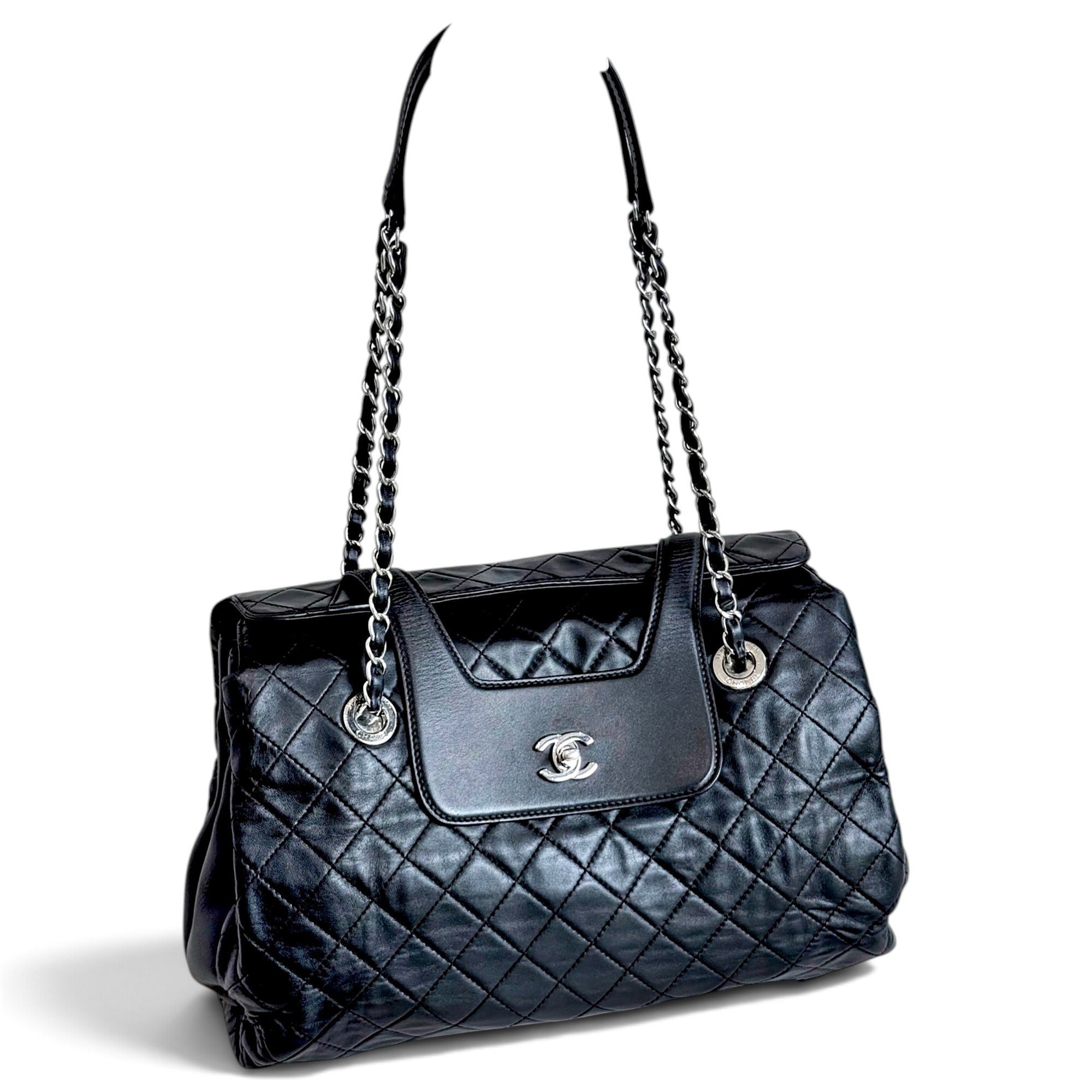 Leather tote