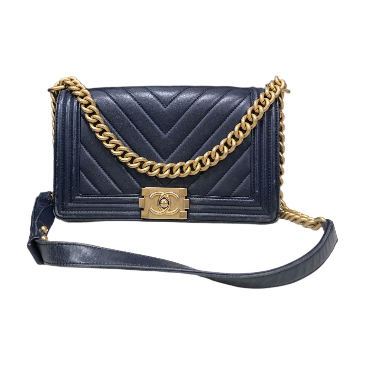 Boy leather crossbody bag