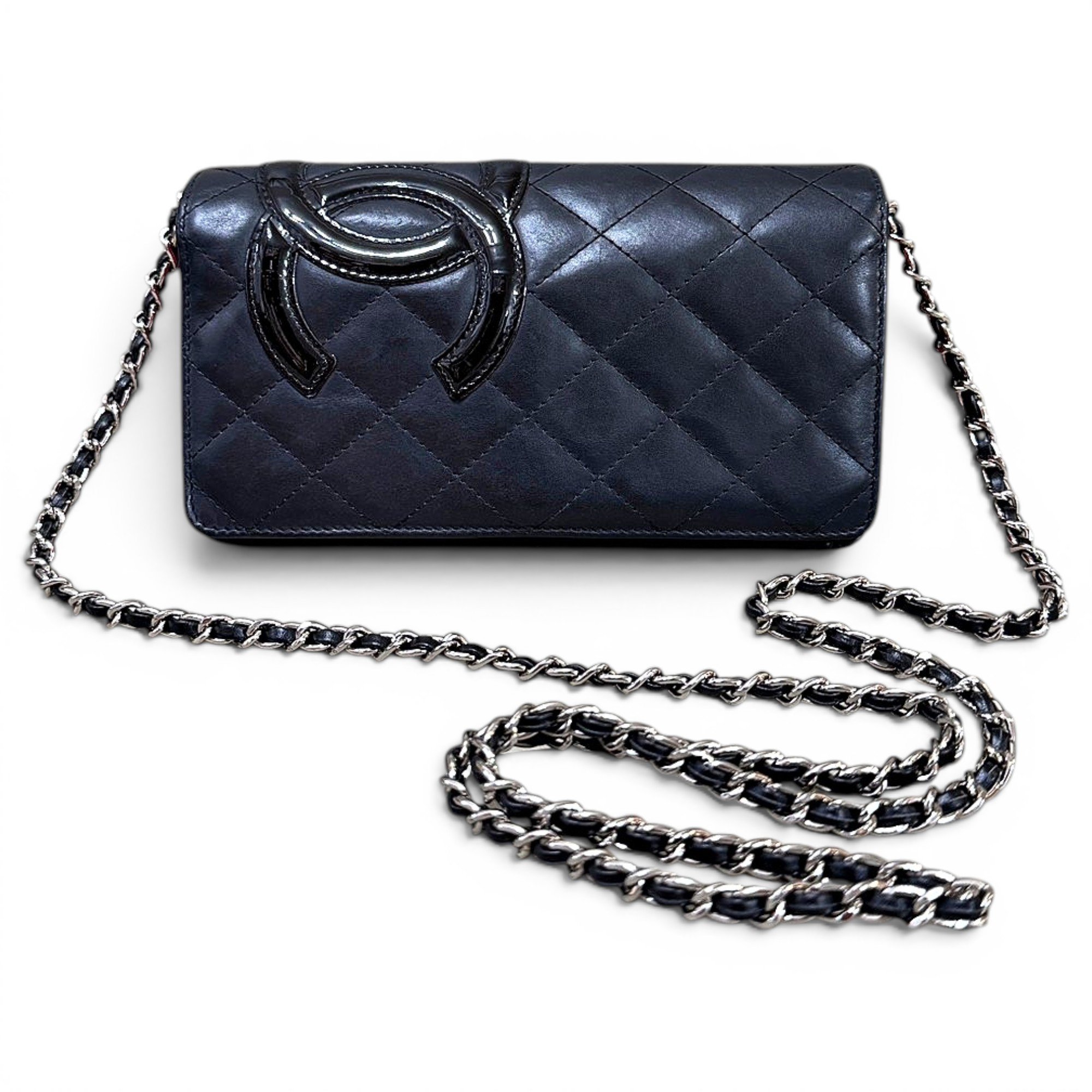 Wallet On Chain Cambon leather crossbody bag