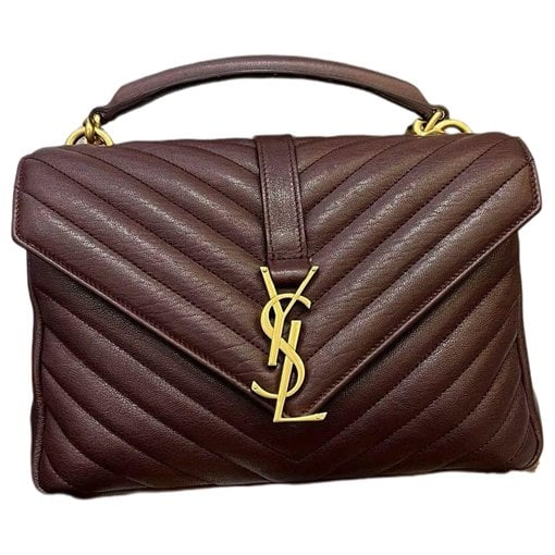 Collége monogramme leather handbag
