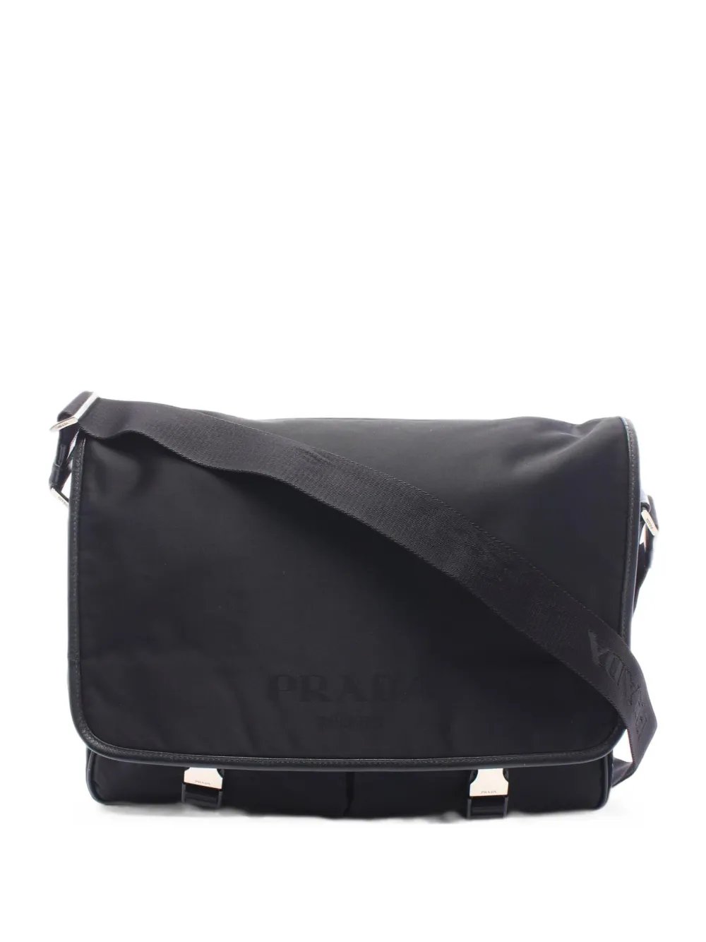 2000s buckled messenger bag