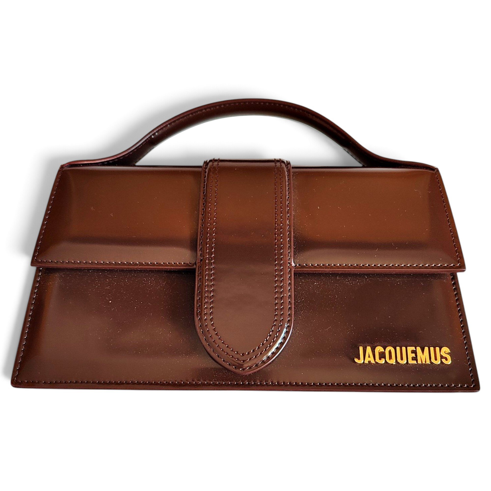 Jacquemus Le Grand Bambino patent leather handbag
