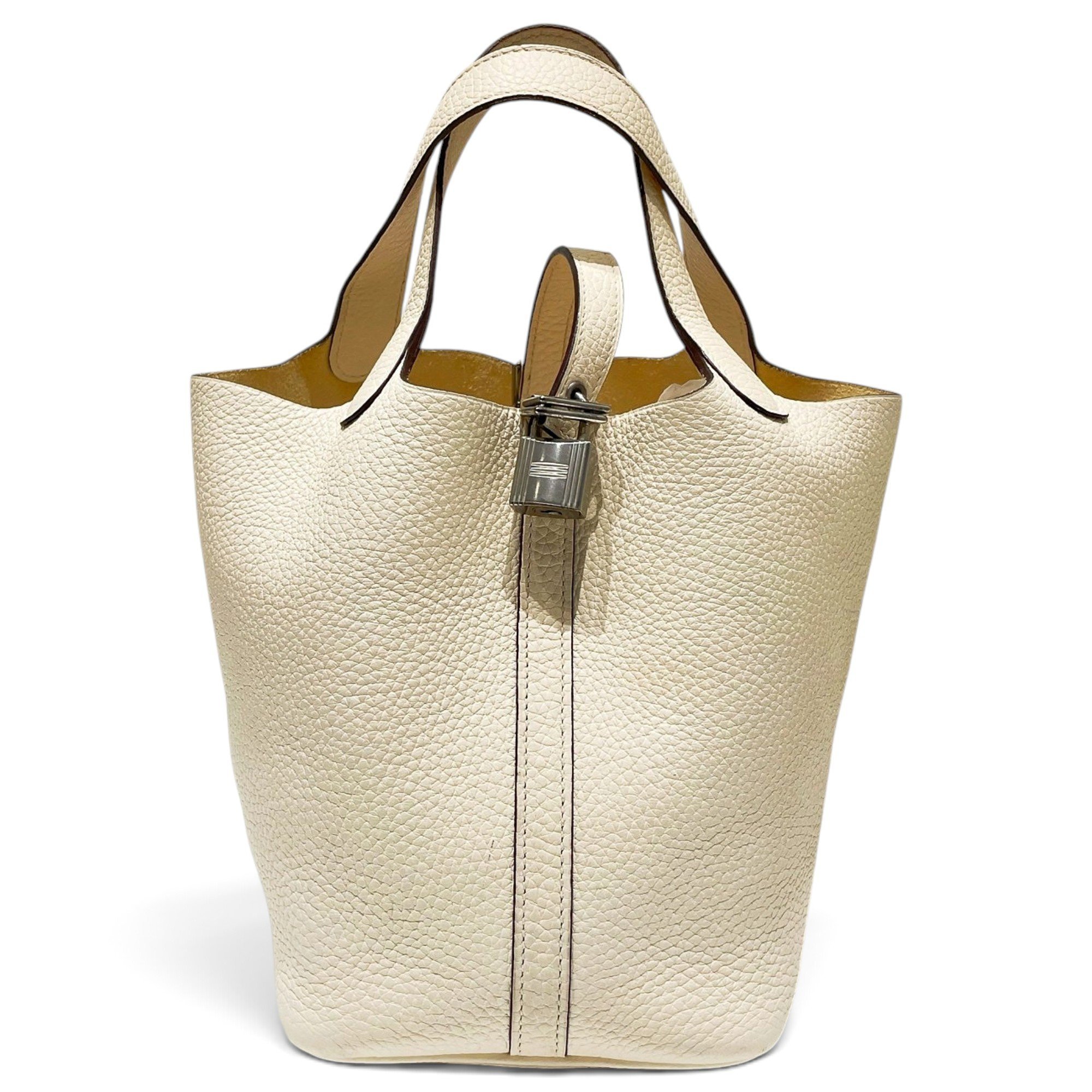 Picotin leather handbag