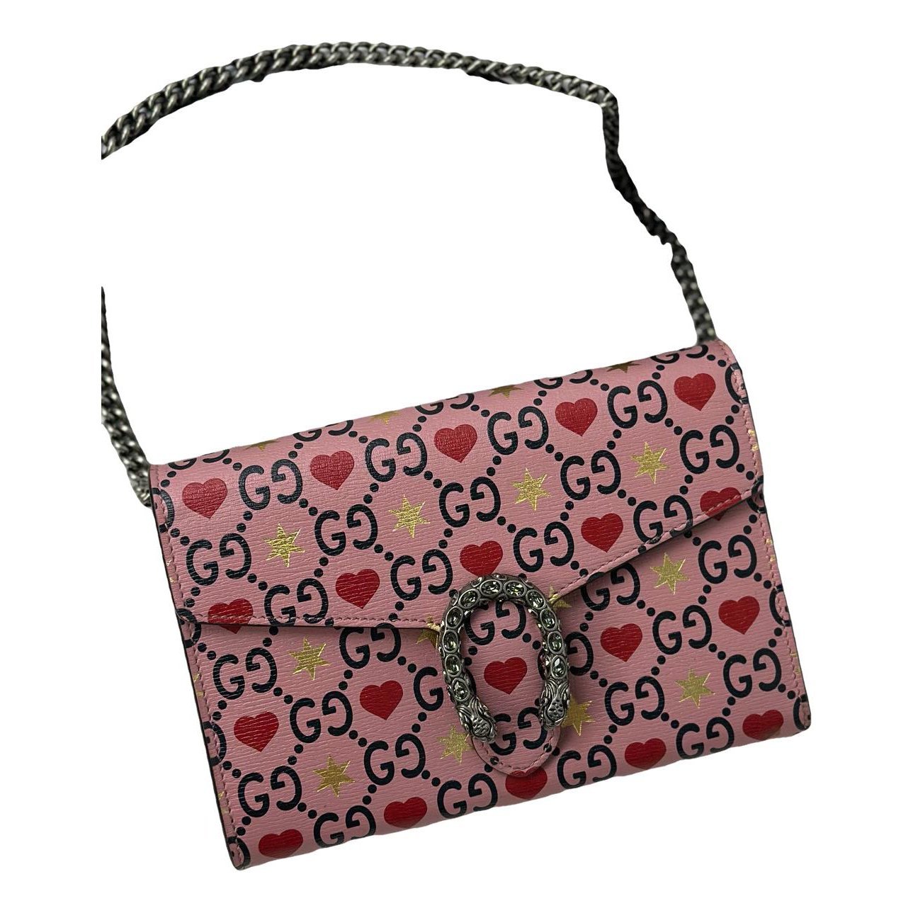 Dionysus Chain Wallet leather crossbody bag