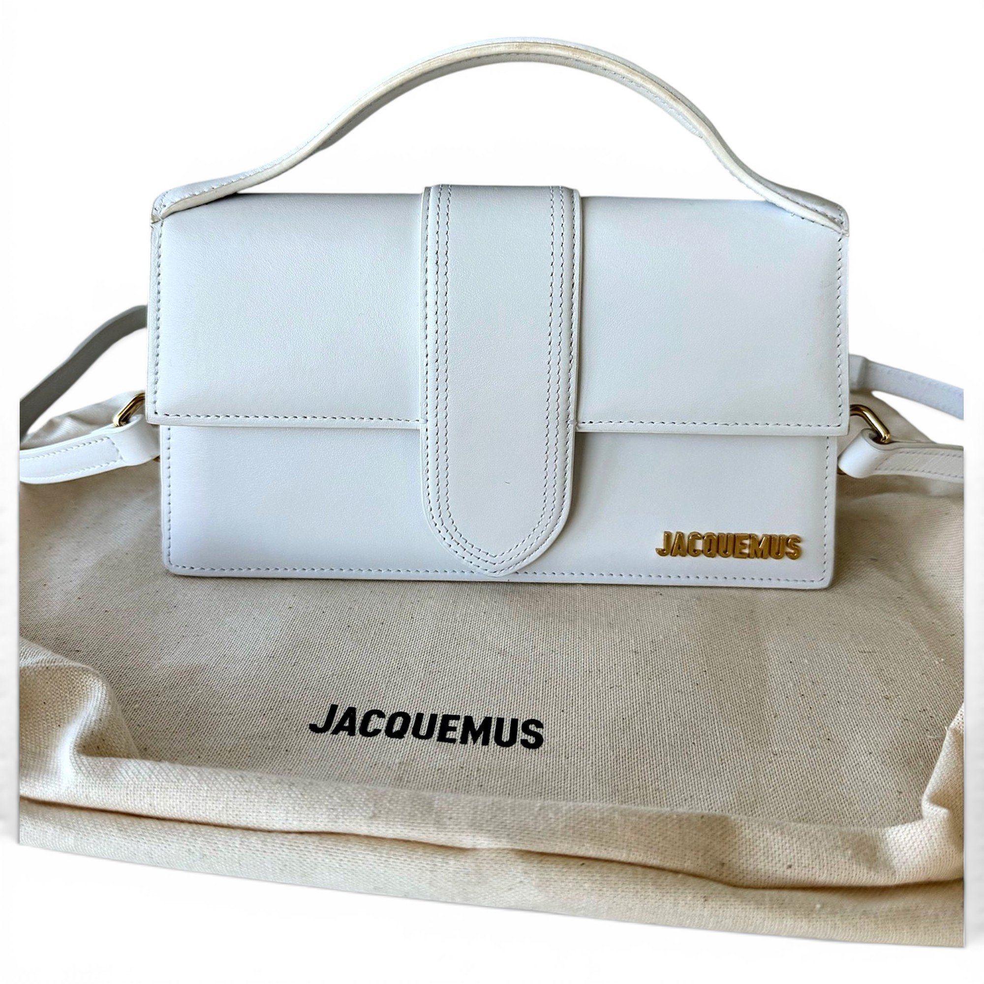 Jacquemus Le Grand Bambino leather handbag
