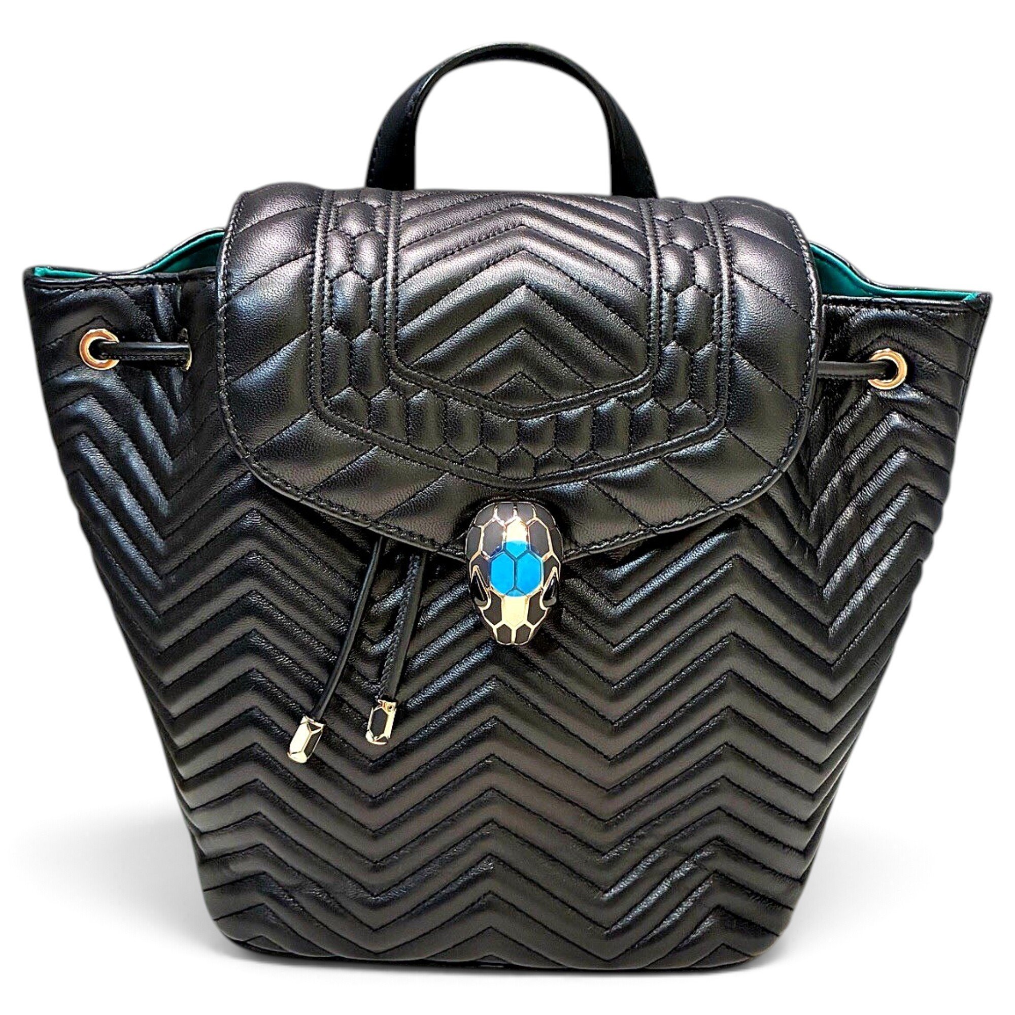 Leather backpack