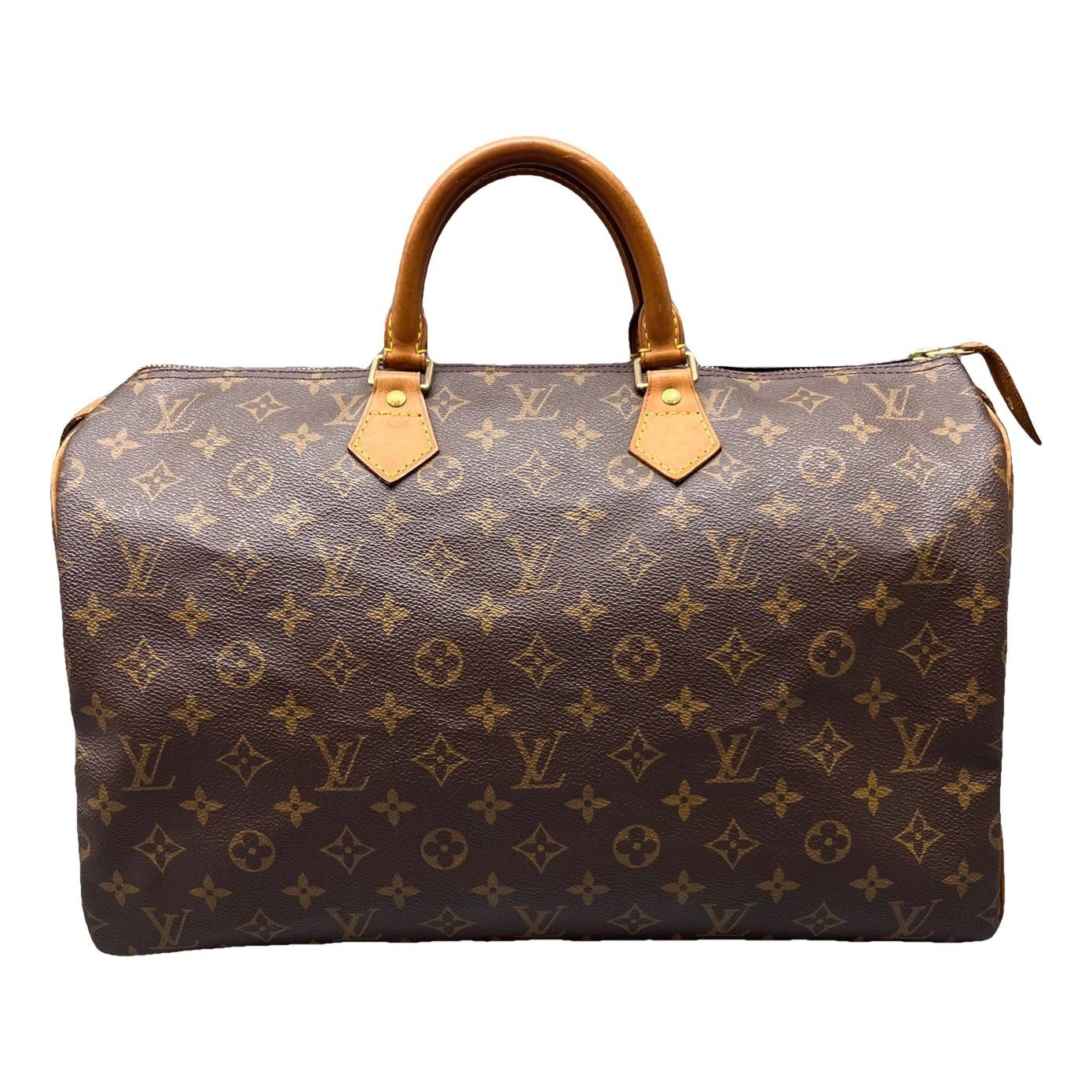Speedy leather handbag