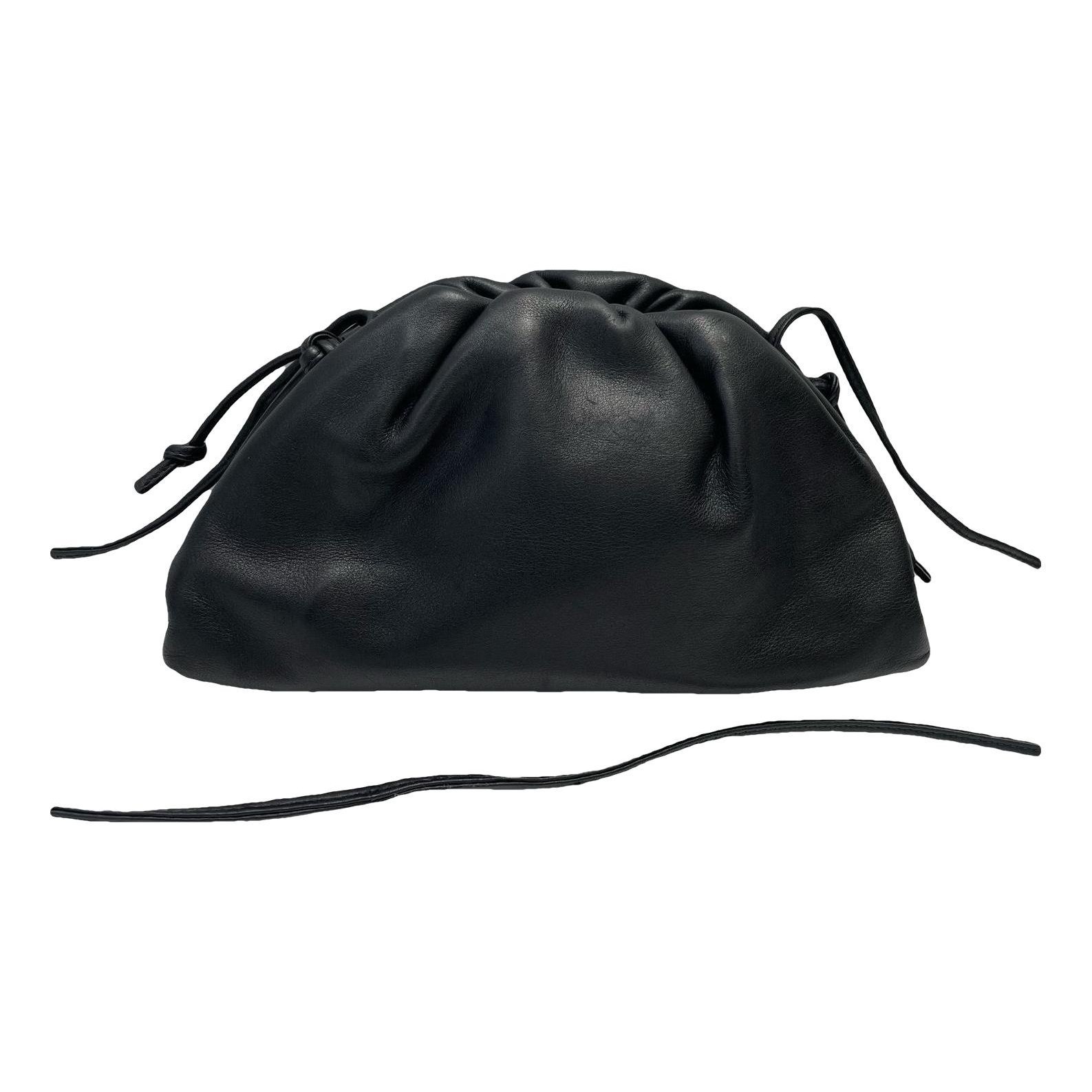 Pouch leather handbag