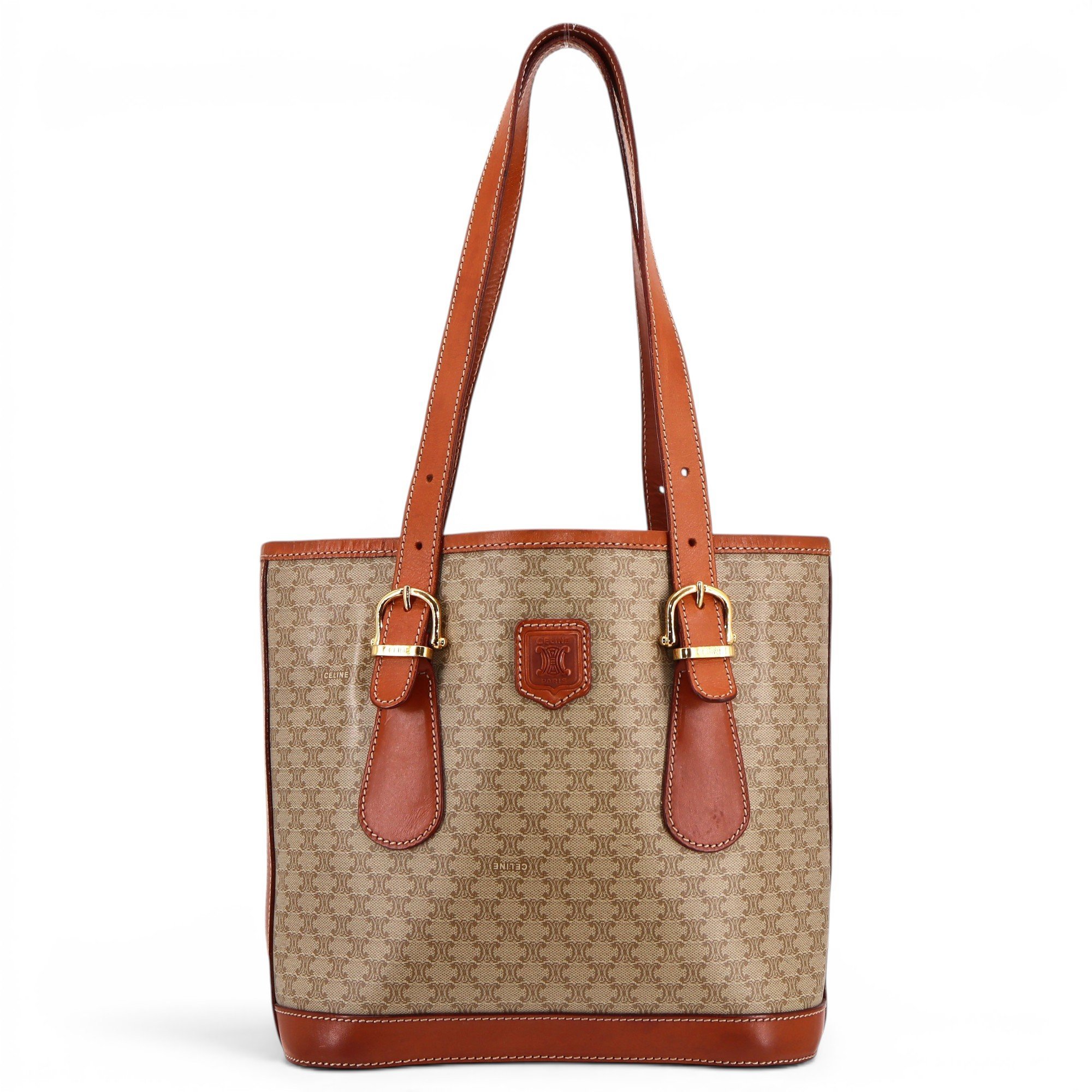 Leather tote