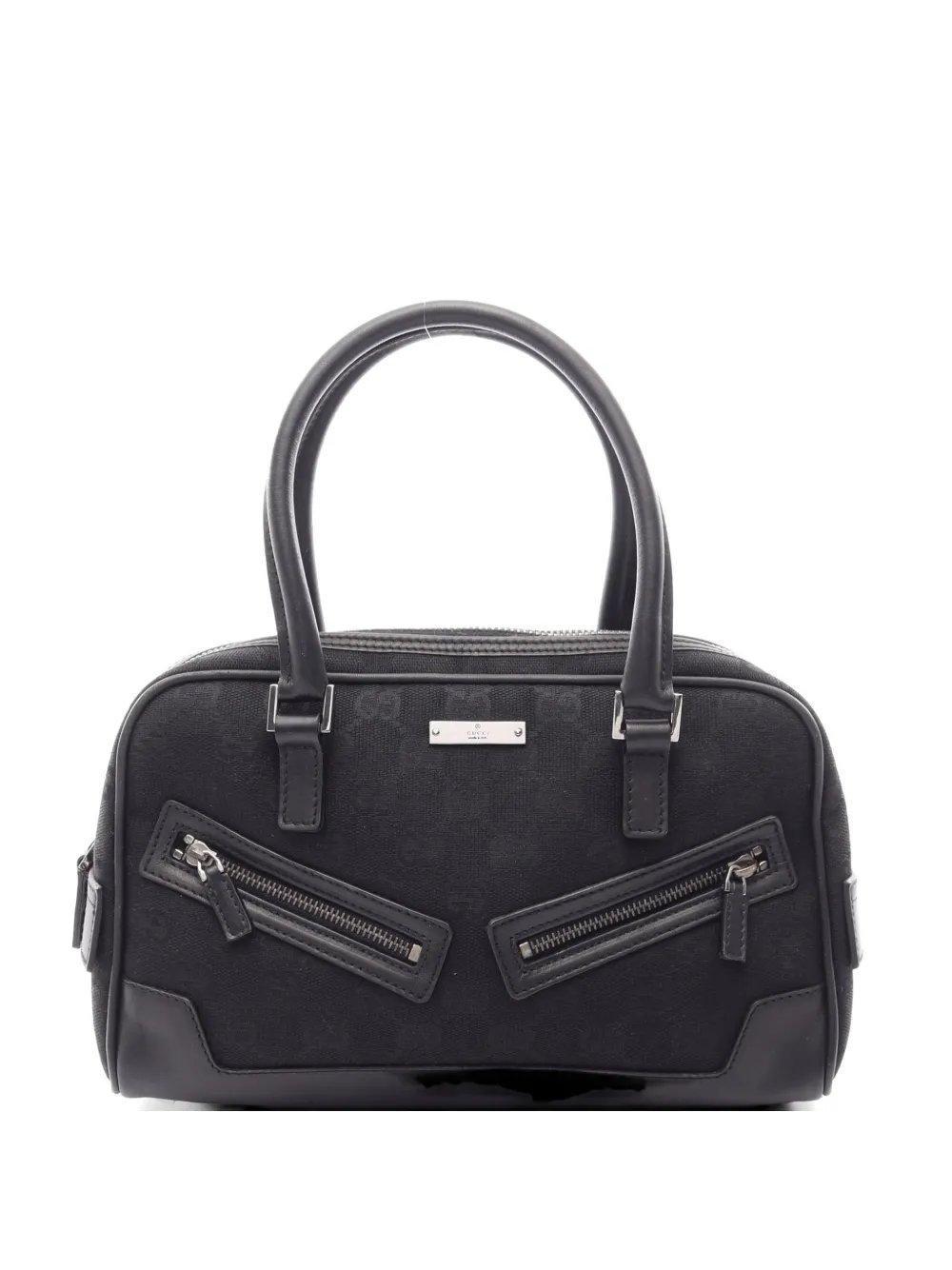 2000s GG canvas tote bag