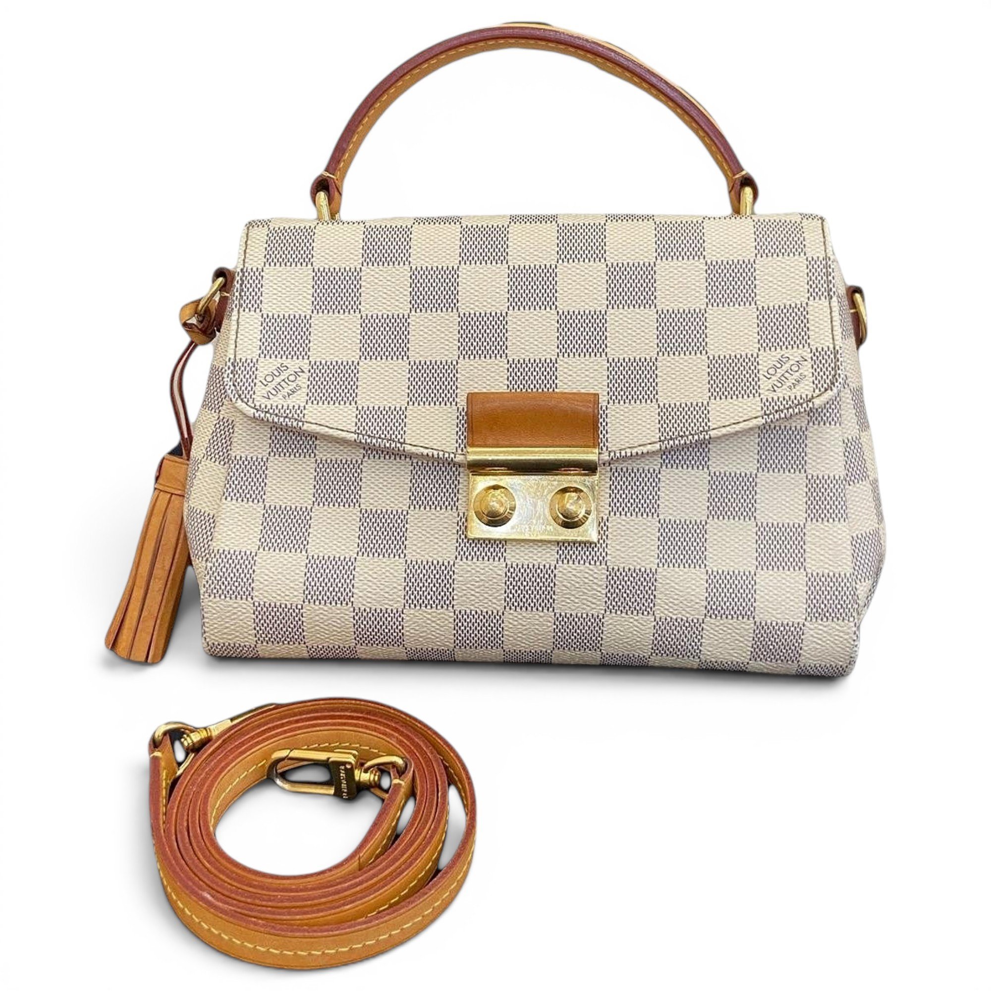 Croisette leather handbag