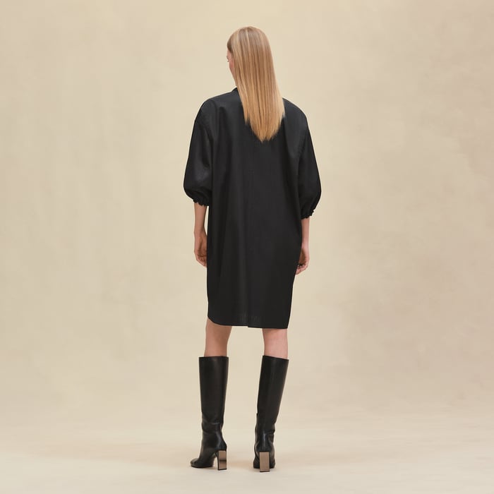 Noir "Mosaique" Shirt Dress