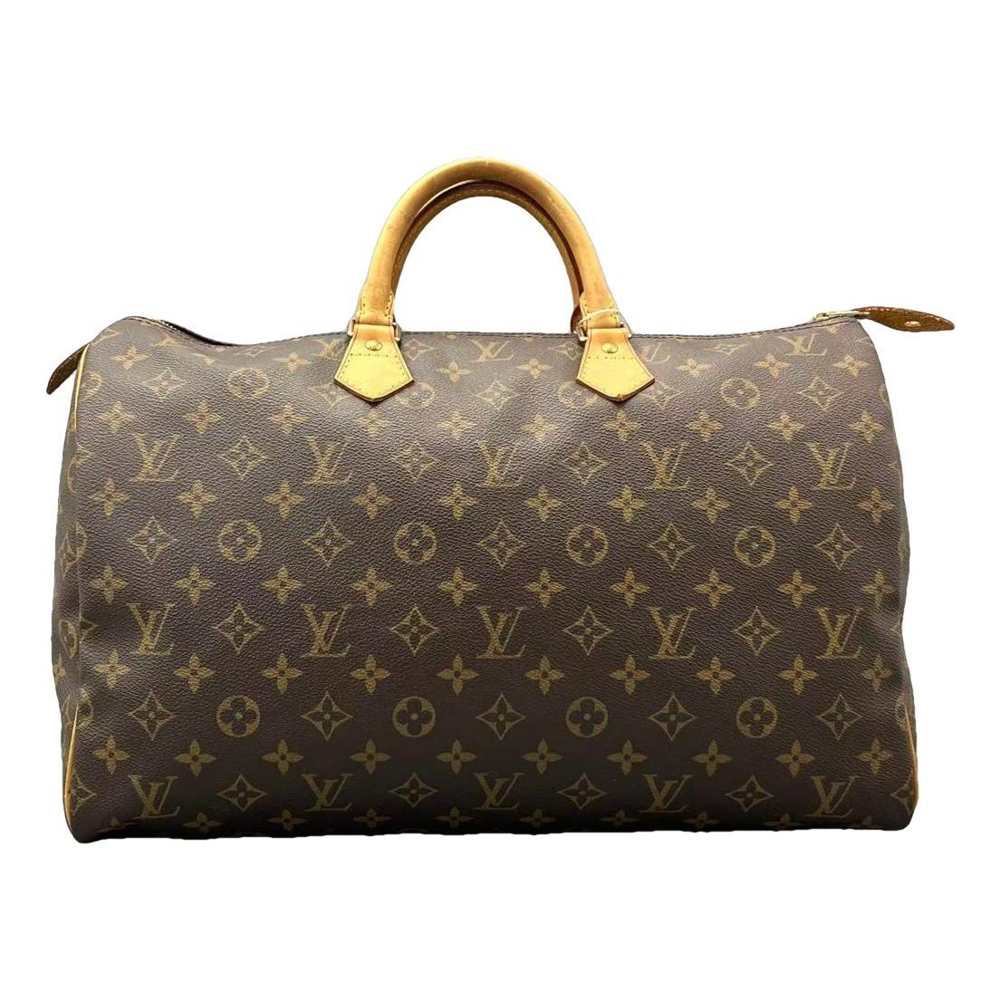 Speedy leather handbag