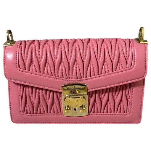 Miu Confidential leather crossbody bag