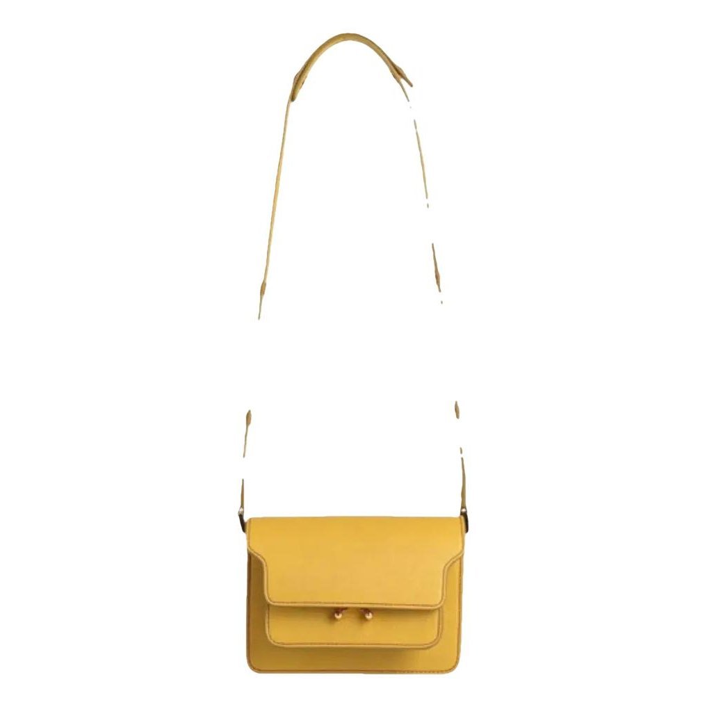 Trunk leather satchel