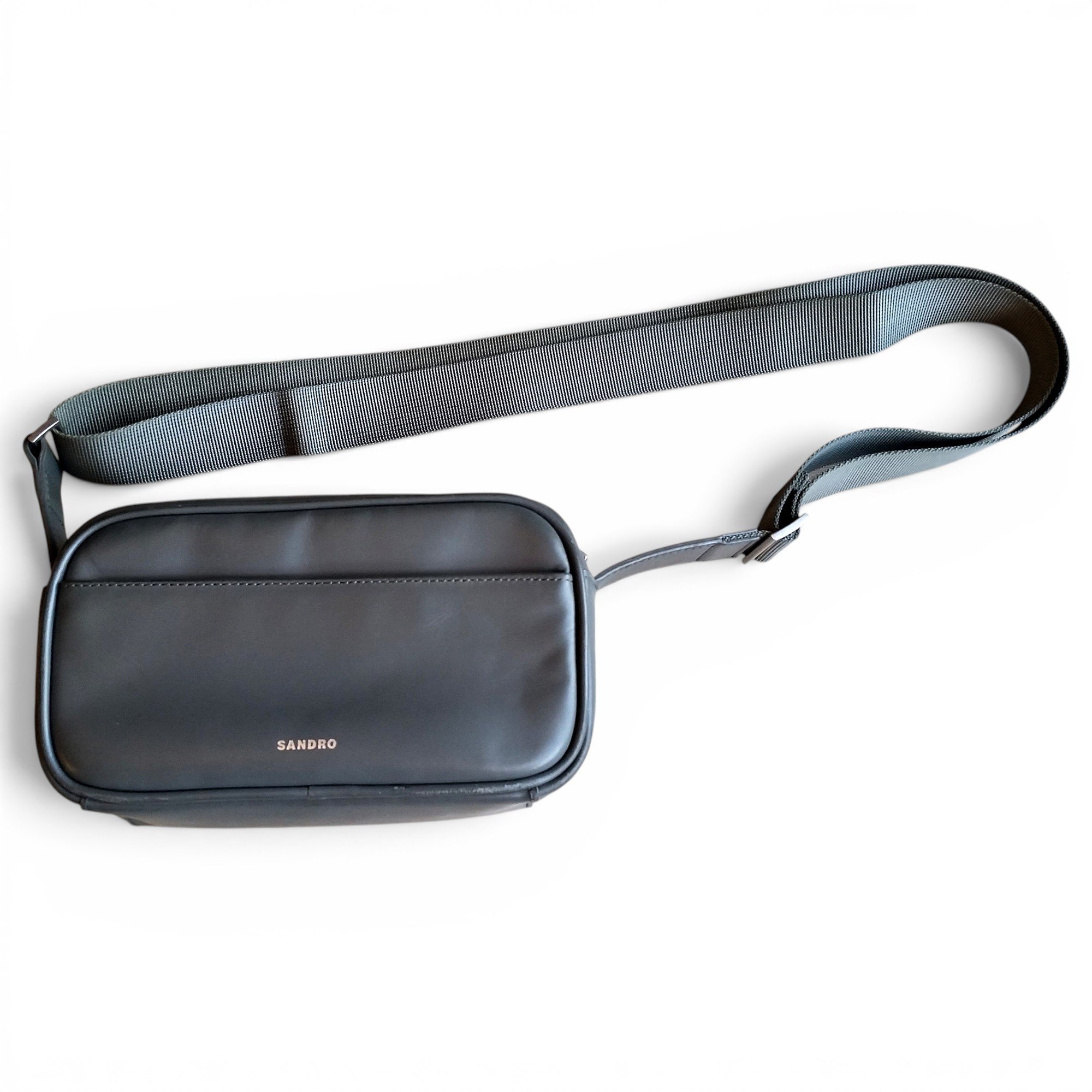 Sandro Leather crossbody bag