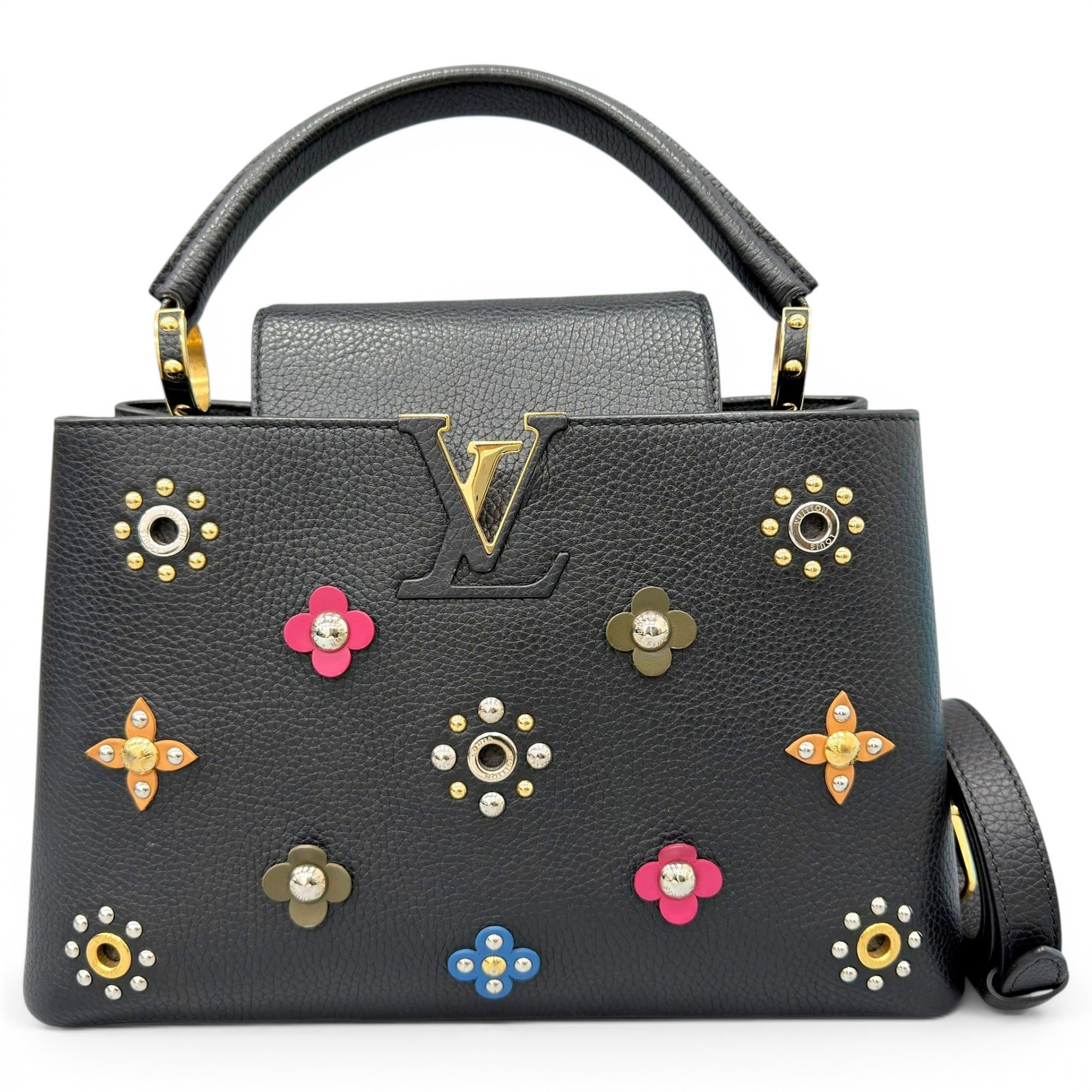 Capucines leather handbag