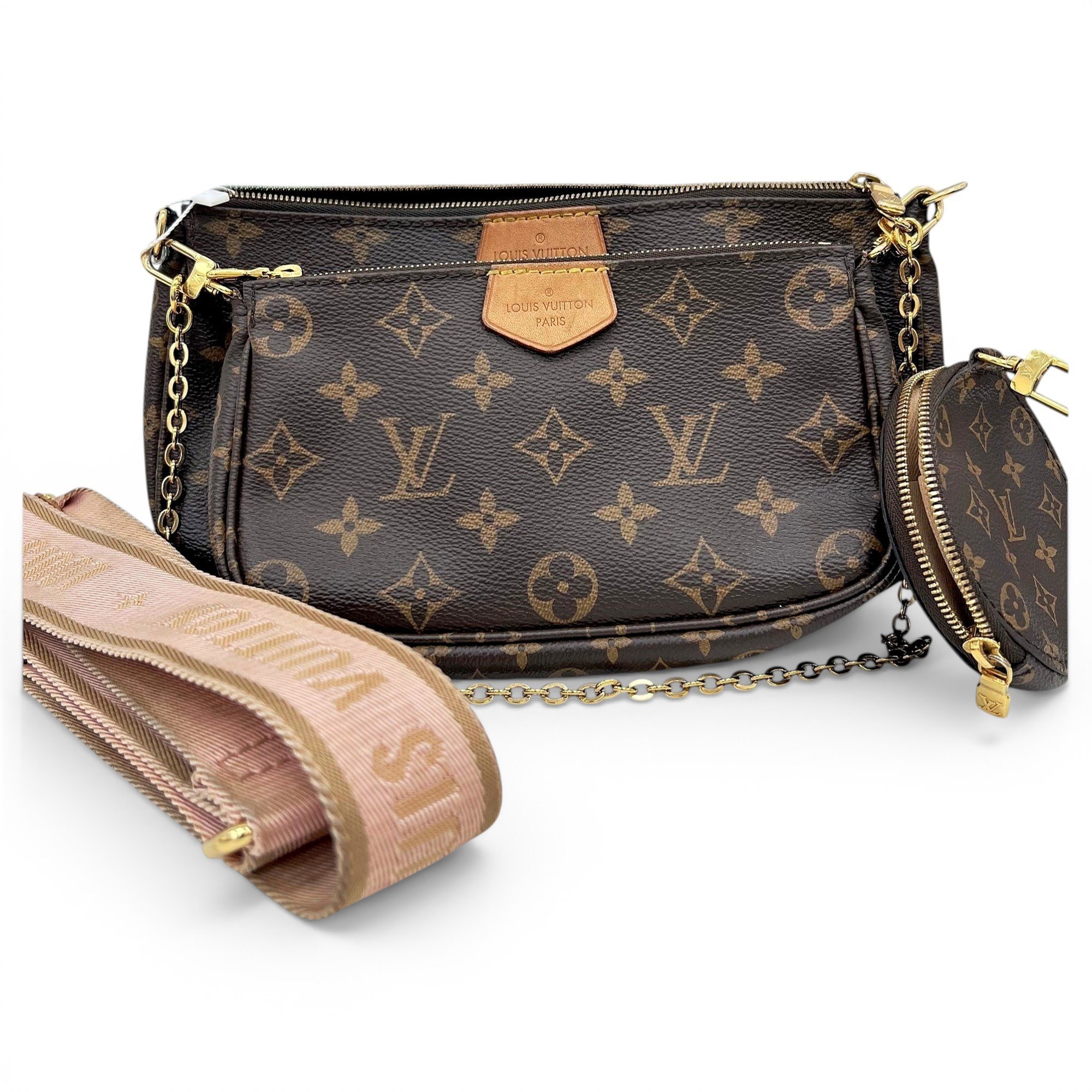 Multi Pochette Accessoires leather crossbody bag