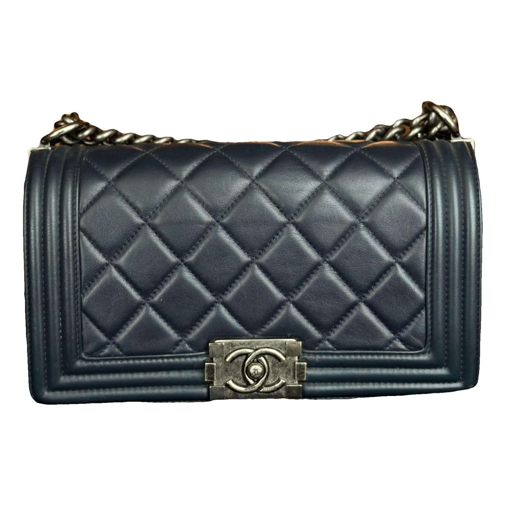 Boy leather crossbody bag