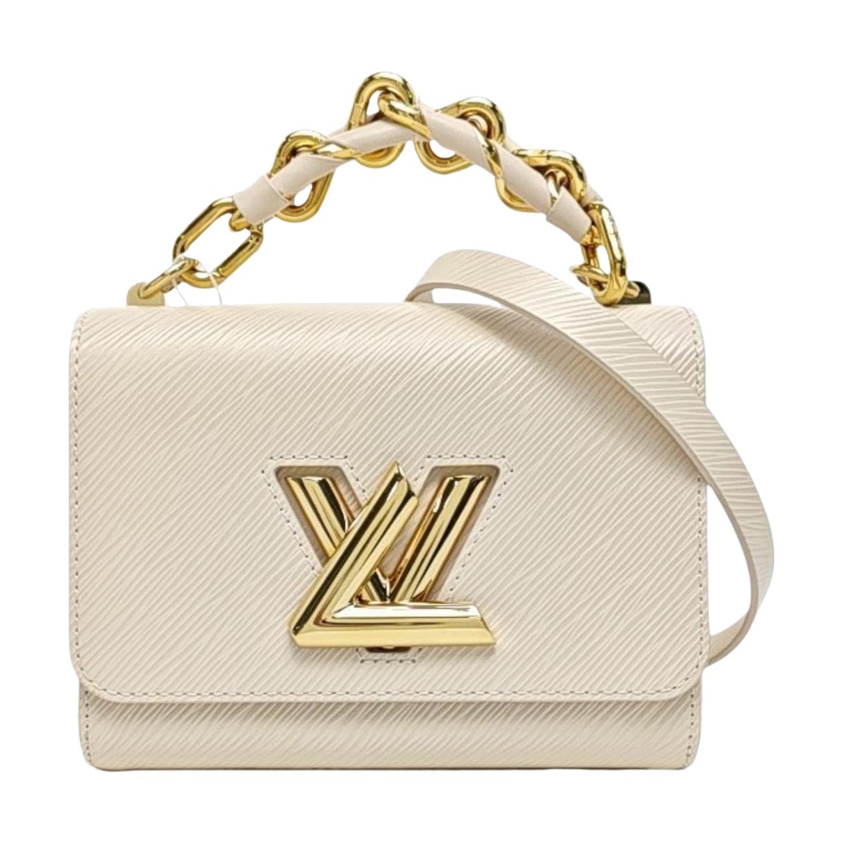 Twist leather crossbody bag
