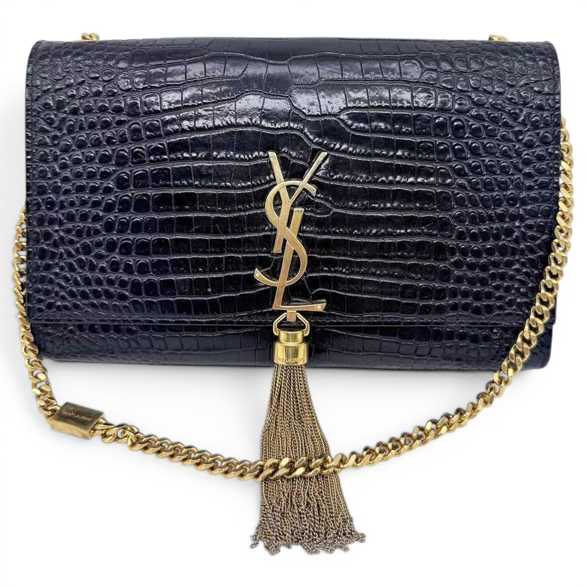 Pompom Kate leather handbag