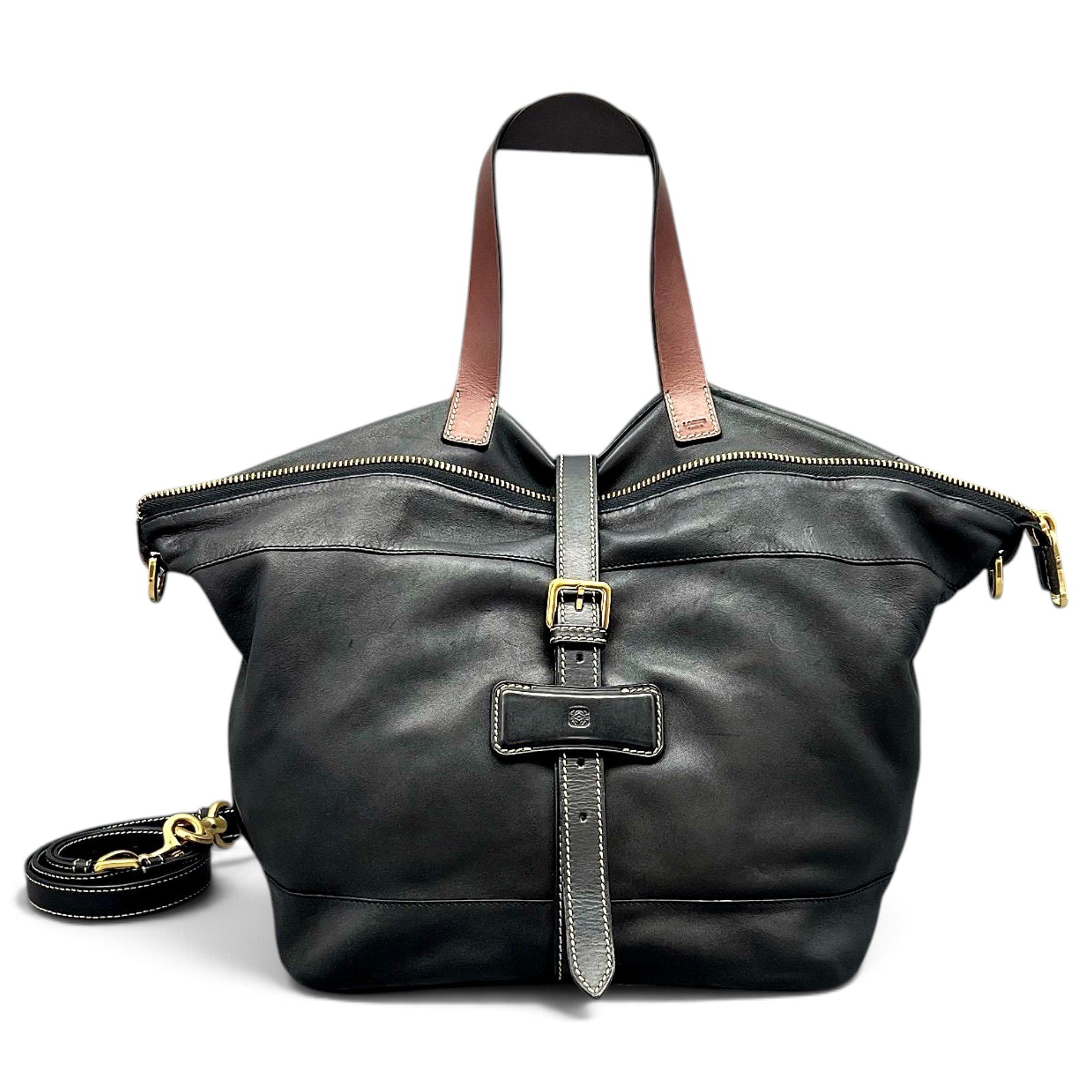 Leather handbag